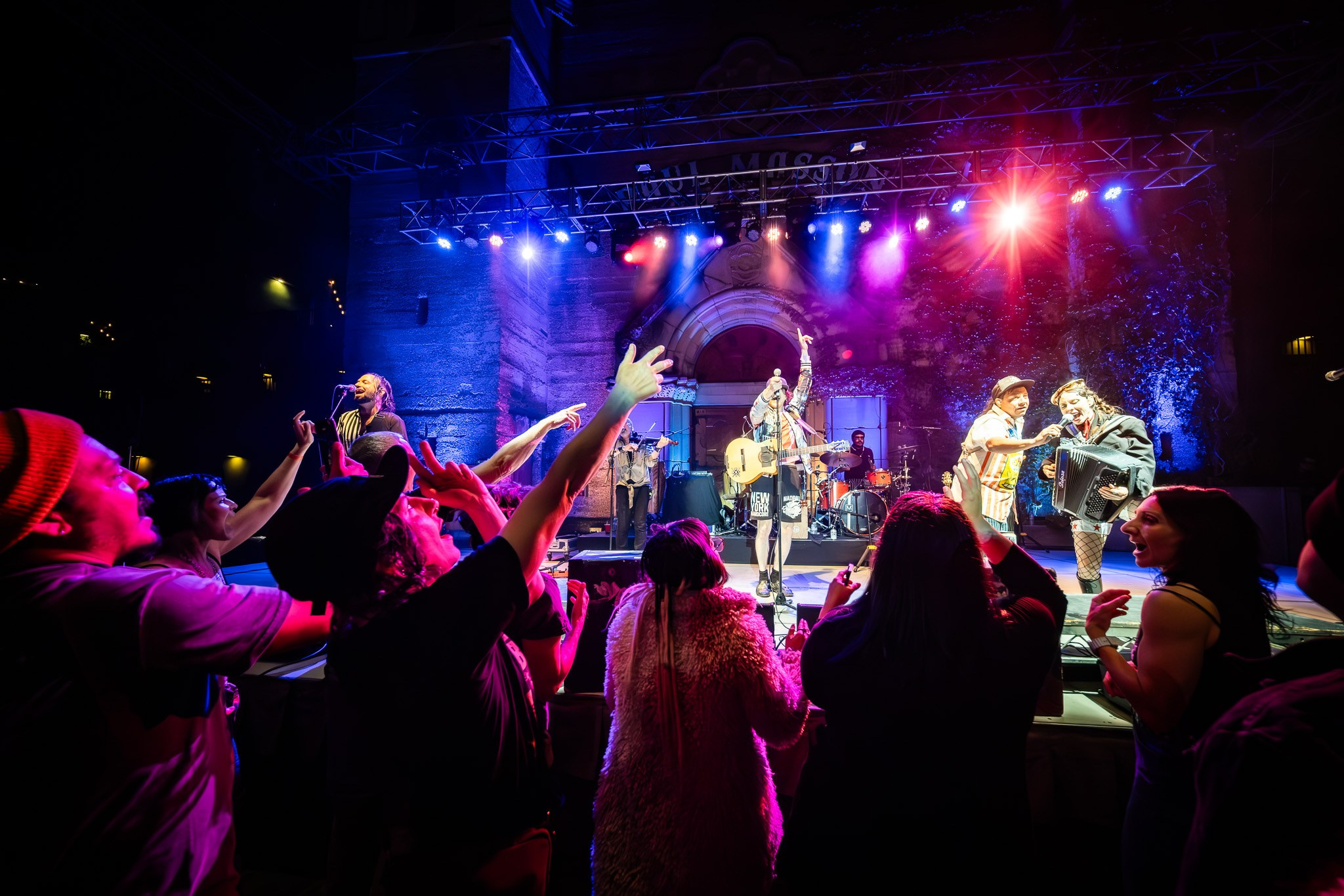 GOGOL BORDELLO / SARATOGA / CA. Reportage concert portrait photography in the San Francisco Bay Area