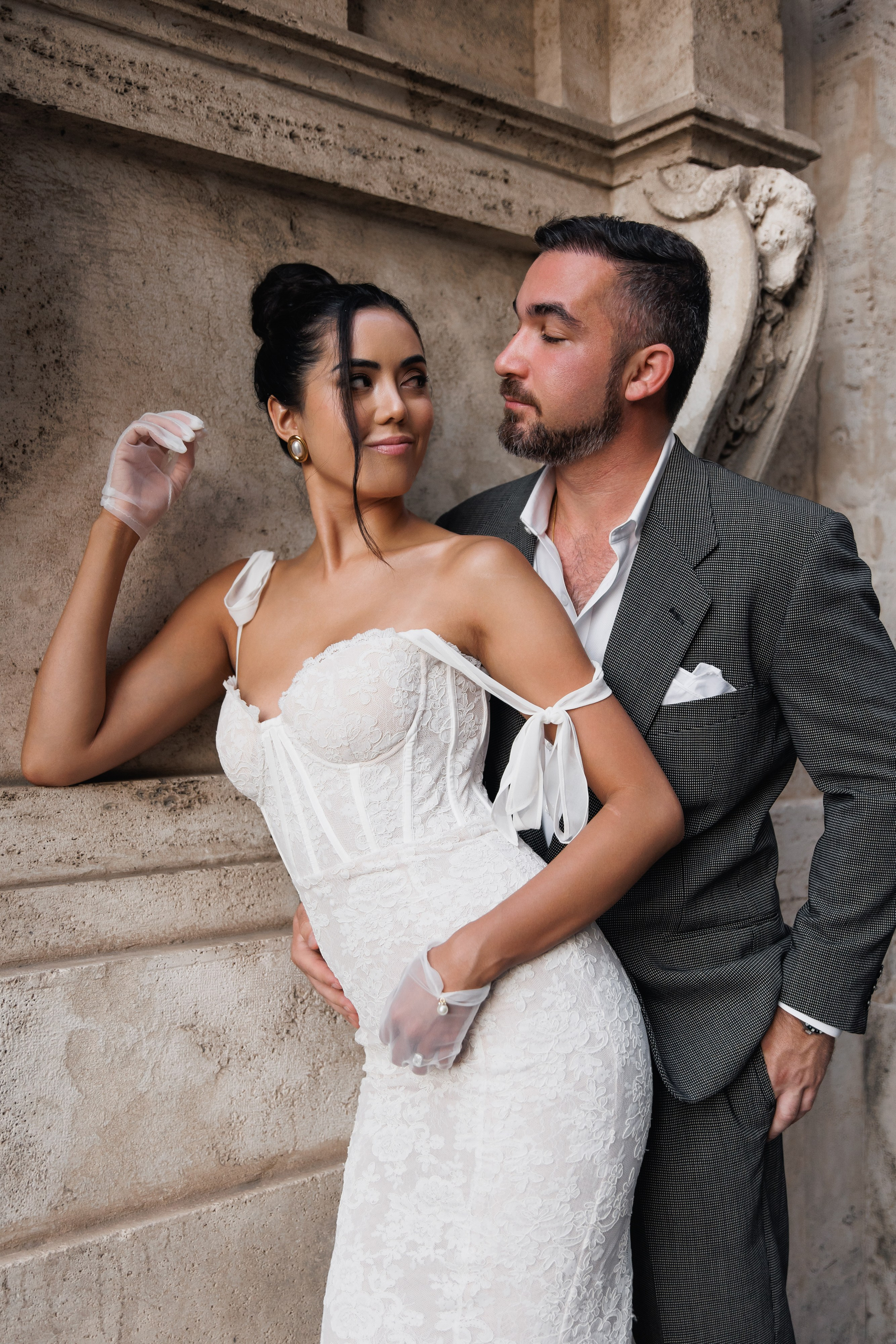 Veroniva & Dean. Wedding Photographer Rome Tuscany Como Sicily Puglia Amalfy Italy- Oksana Savenchuk