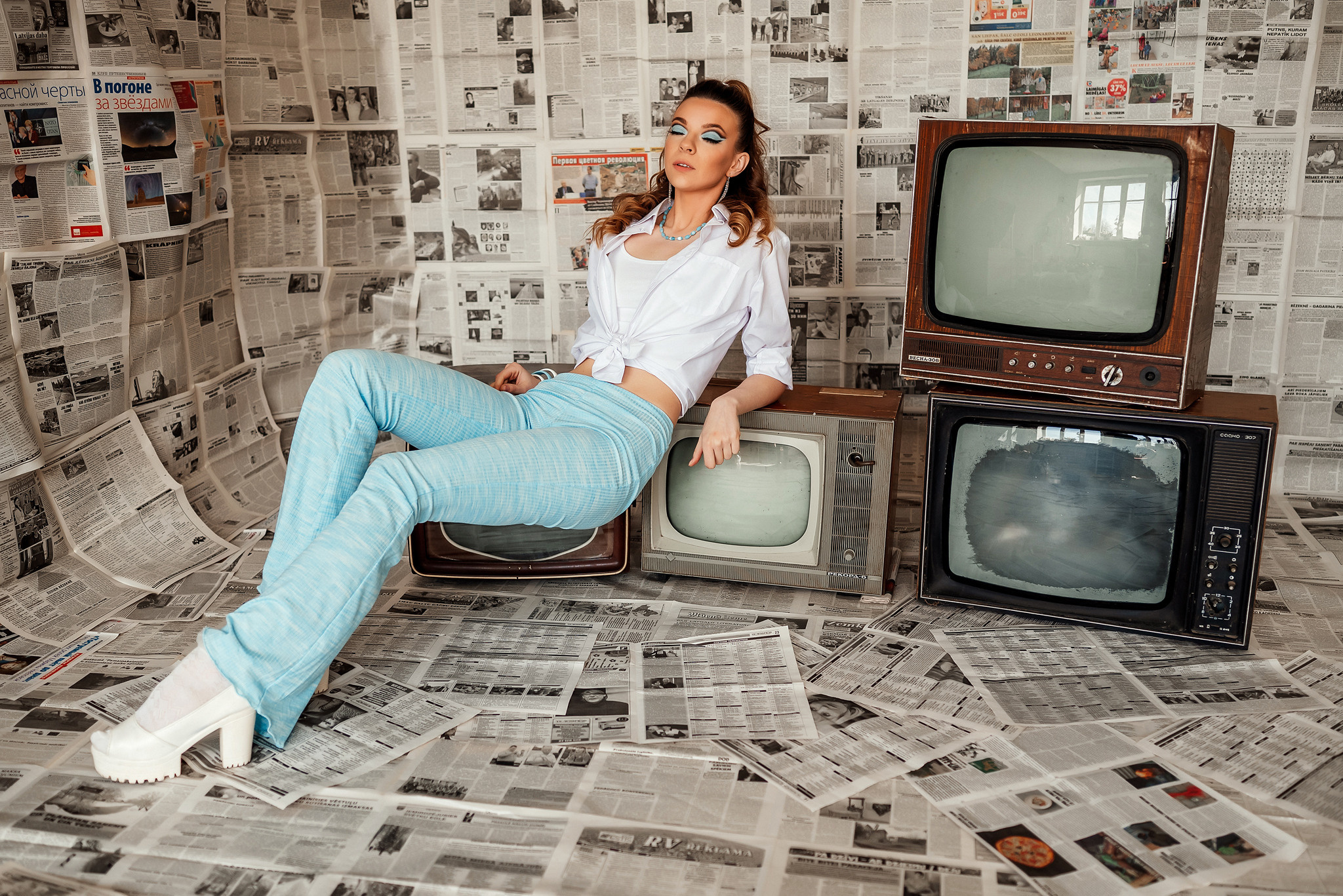 В стиле 60-тых. Ваш фотограф в Латгалии — Александра Юхневича!