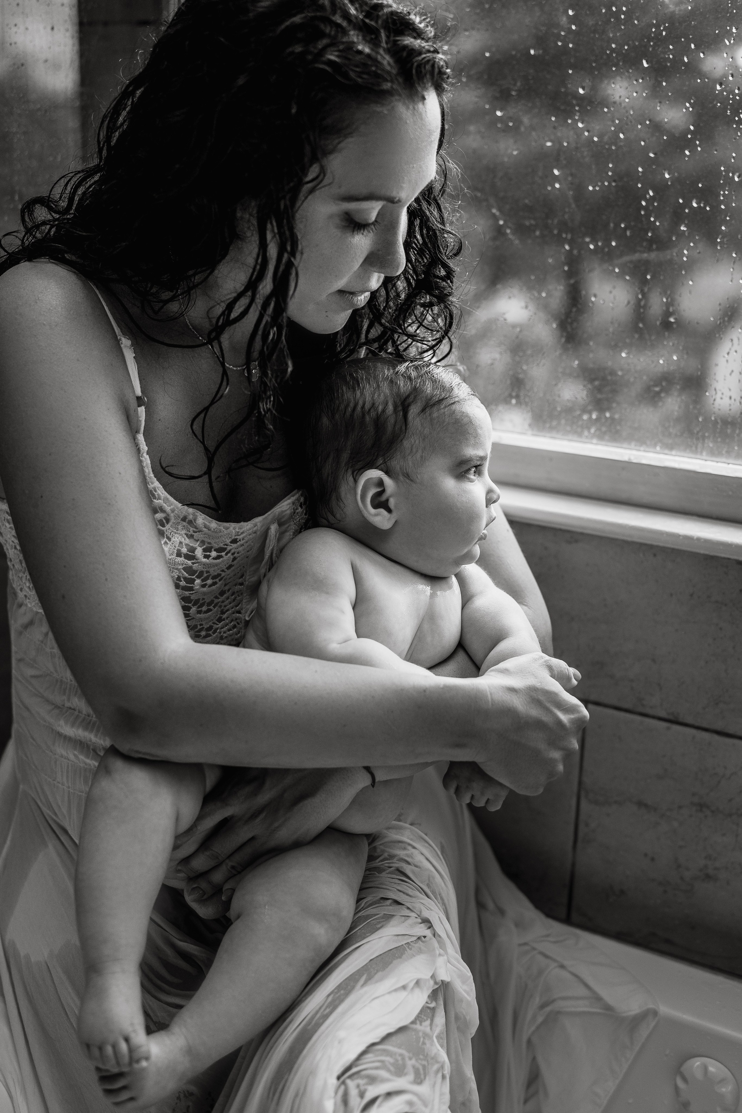 Samantha and kids at home. Wedding and family photographer and videographer PA, NJ, NY, DE, MD