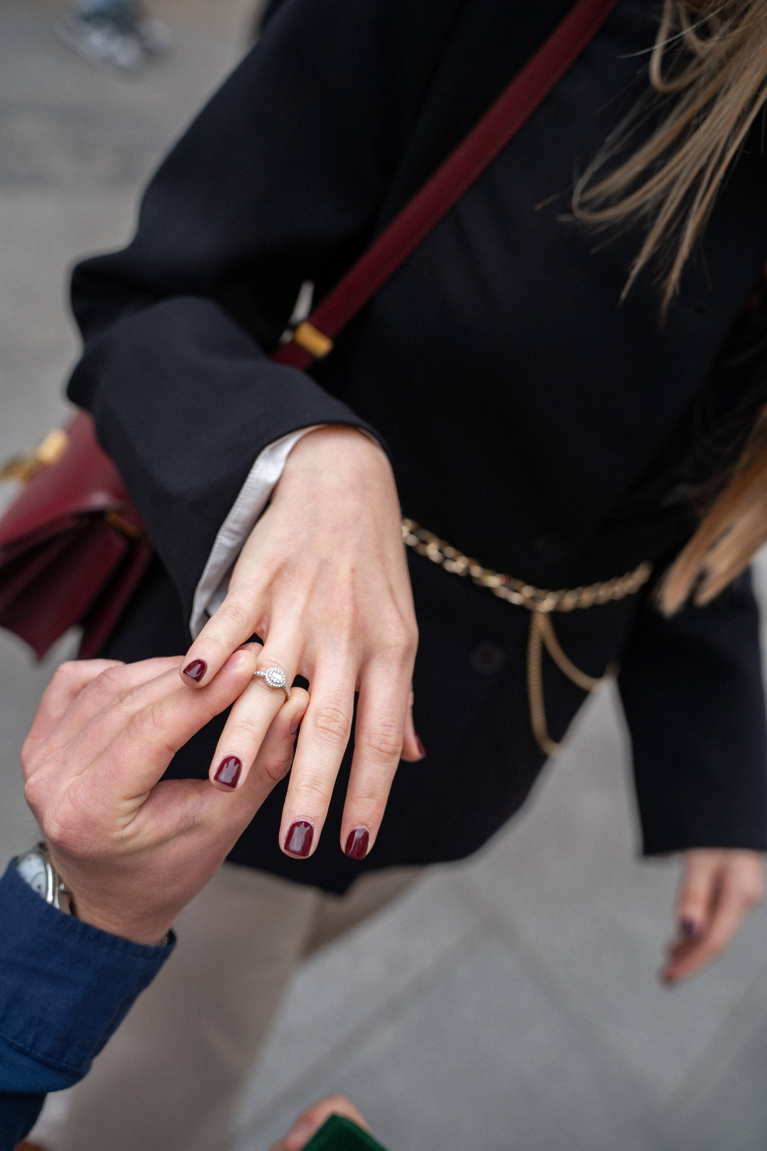 Marriage Proposal in Madrid historic Center. Photographer in Madrid, Spain. Alyona Belyaninova