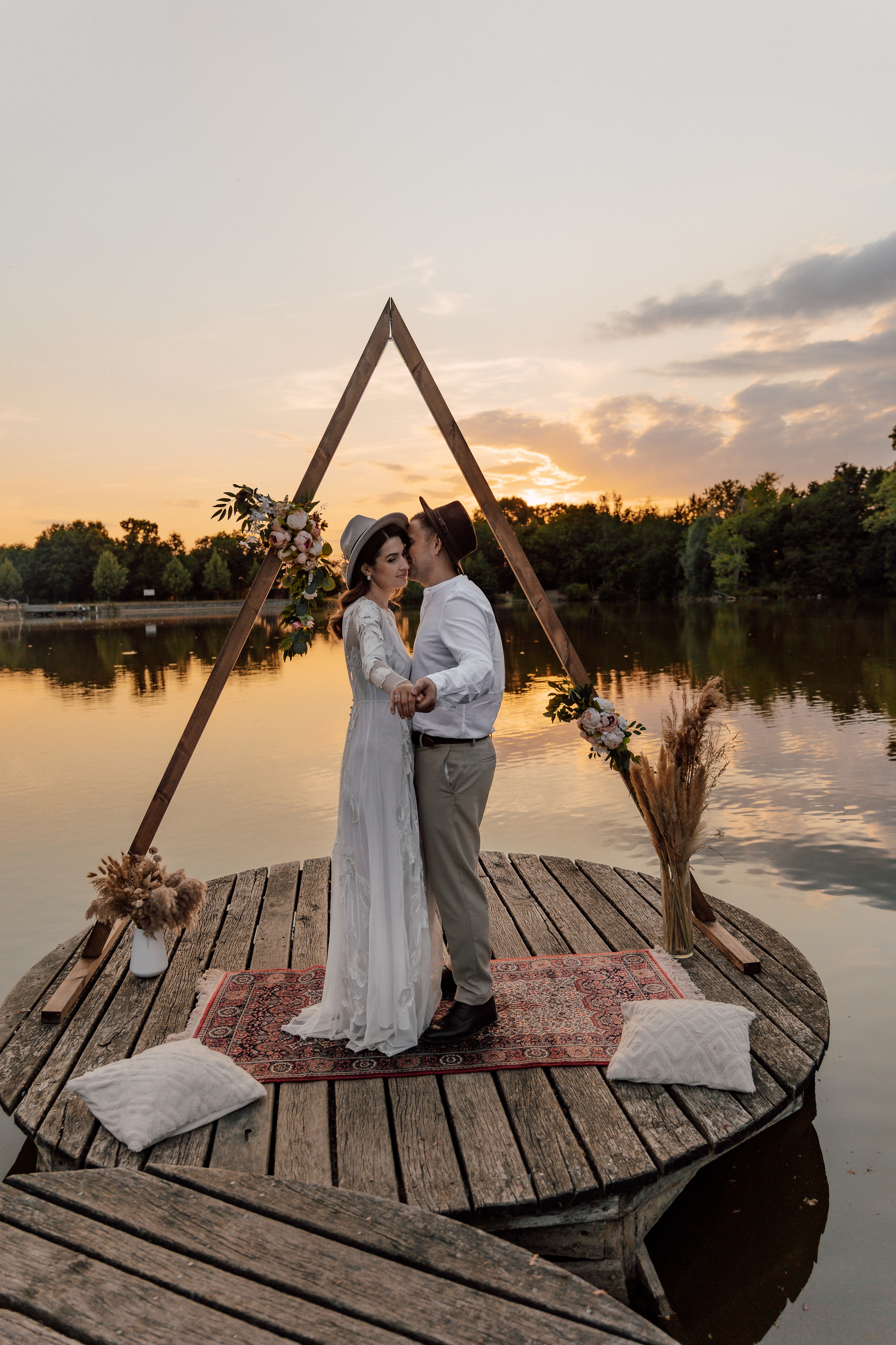 Elopement by the lake