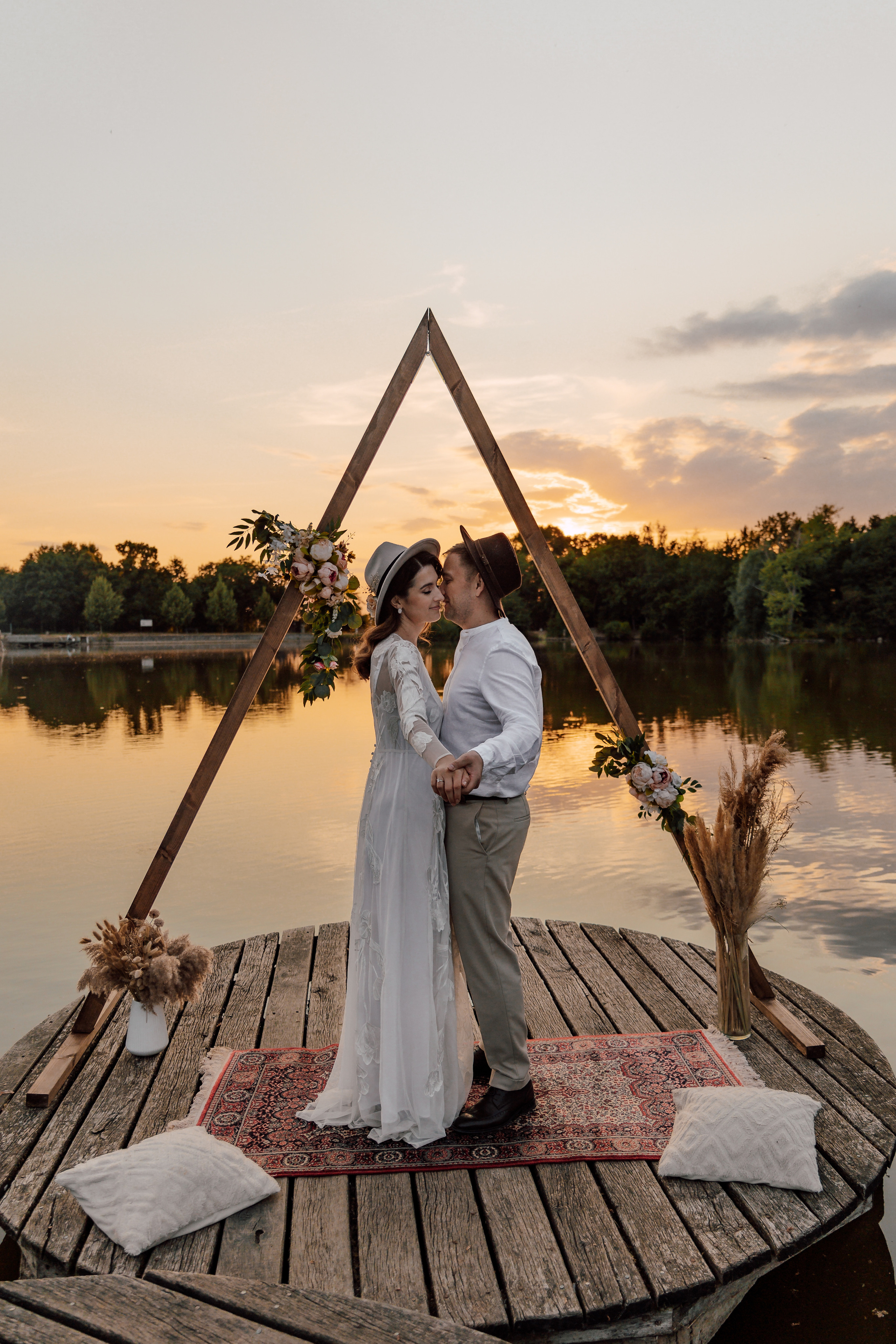 Elopement by the lake