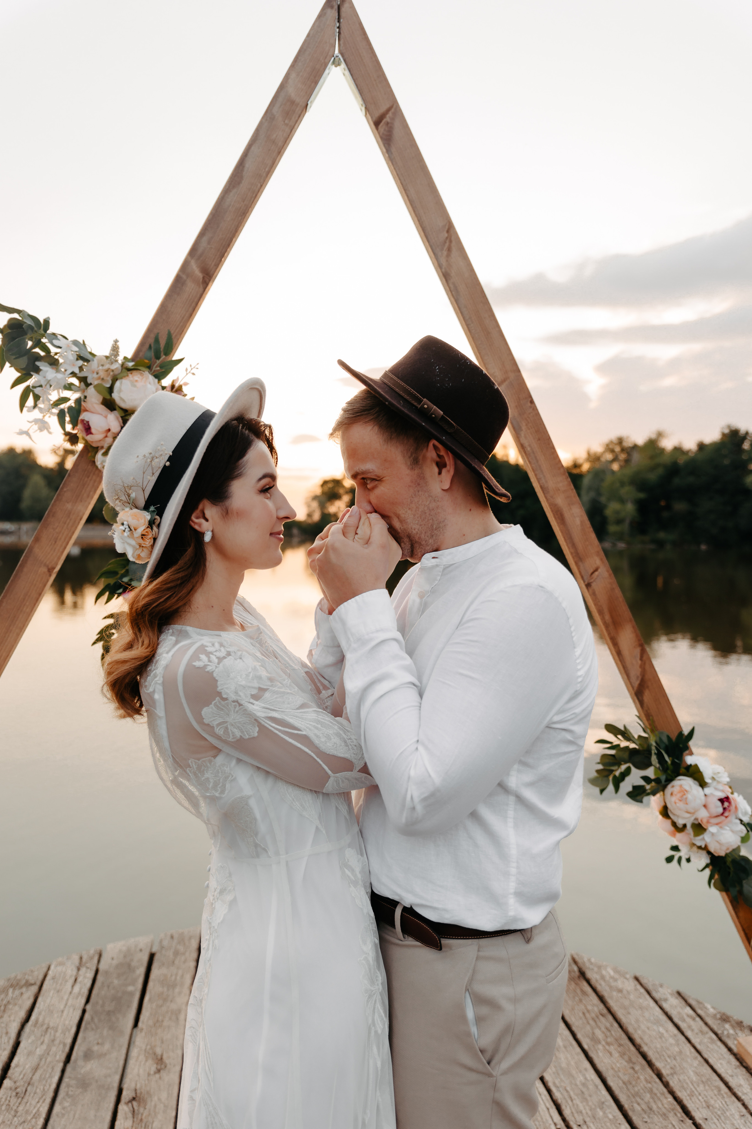 Elopement by the lake