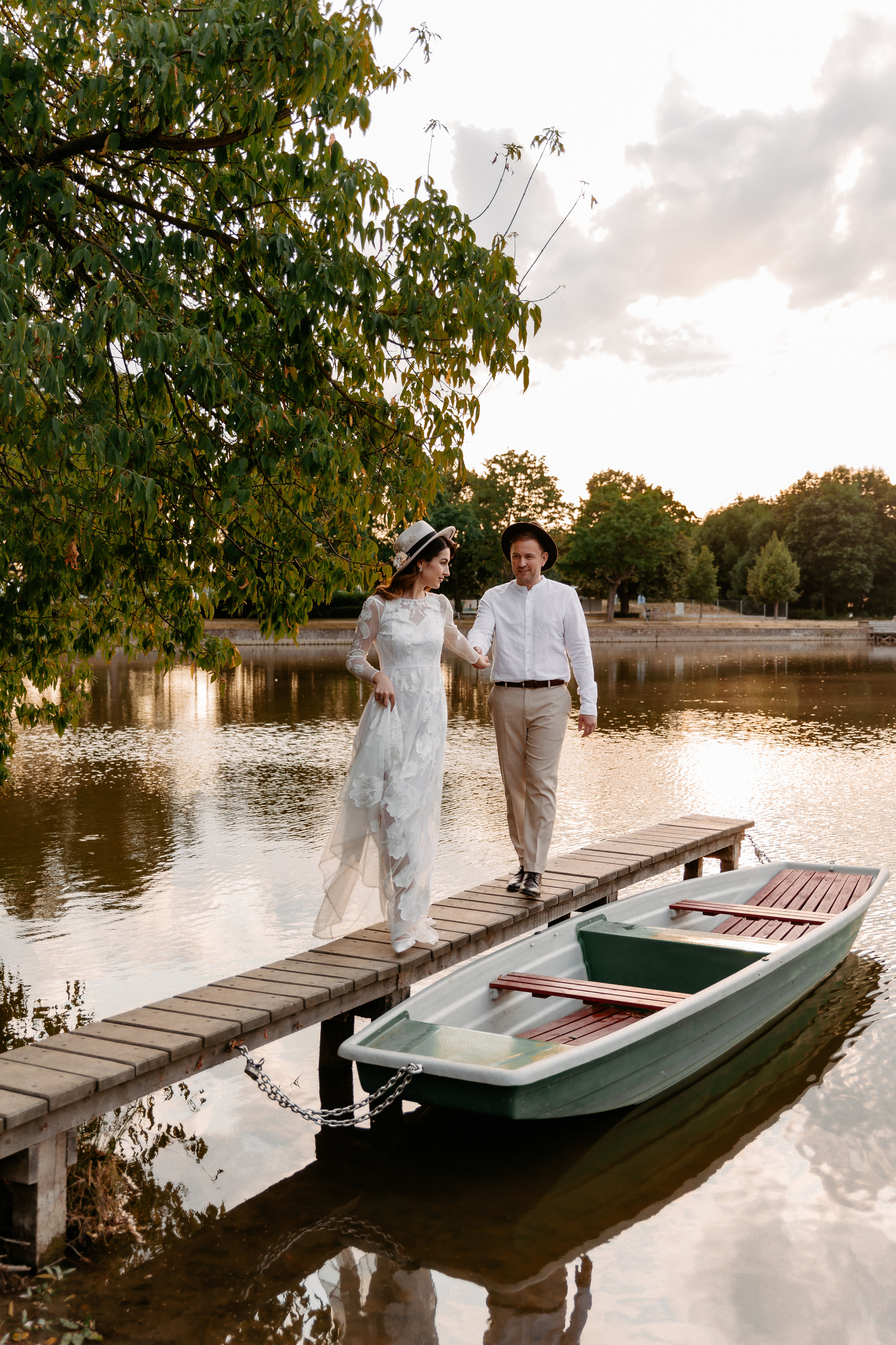 Elopement by the lake