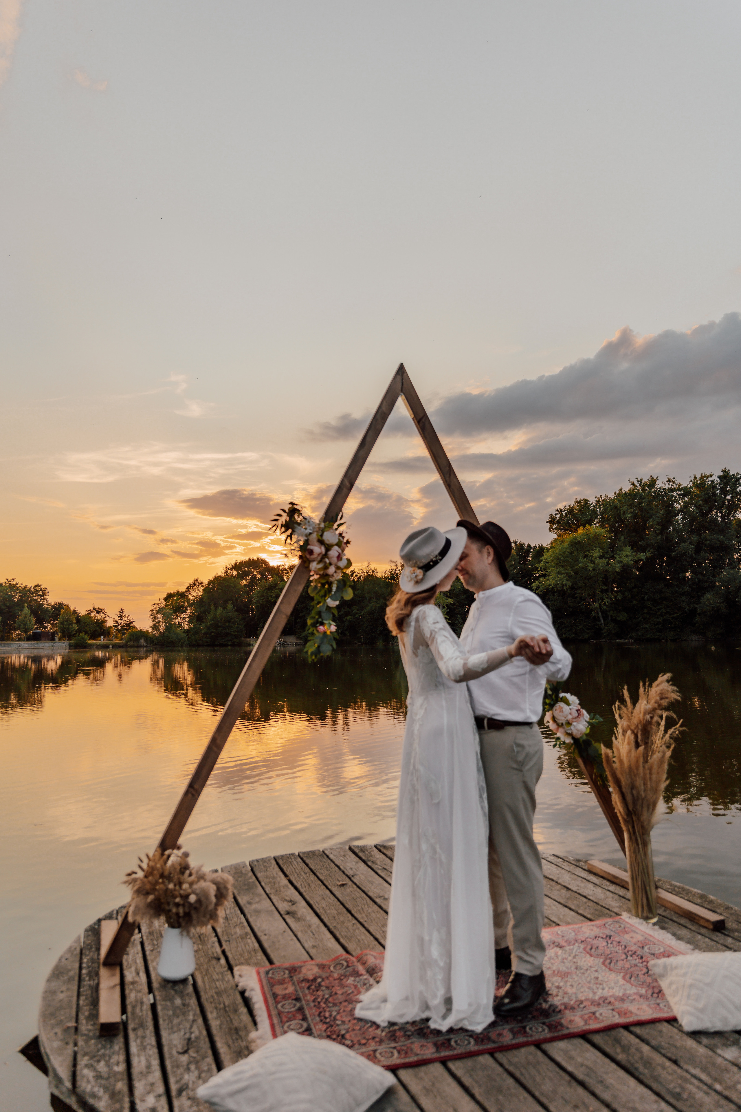Elopement by the lake