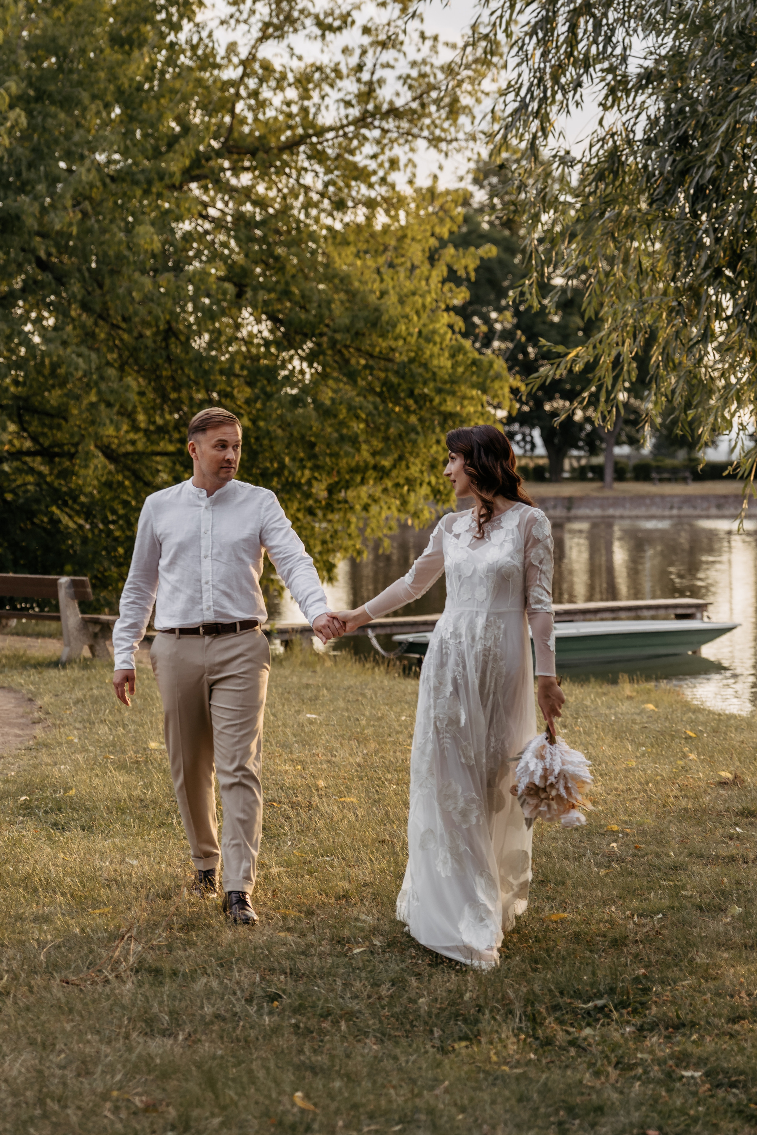 Elopement by the lake