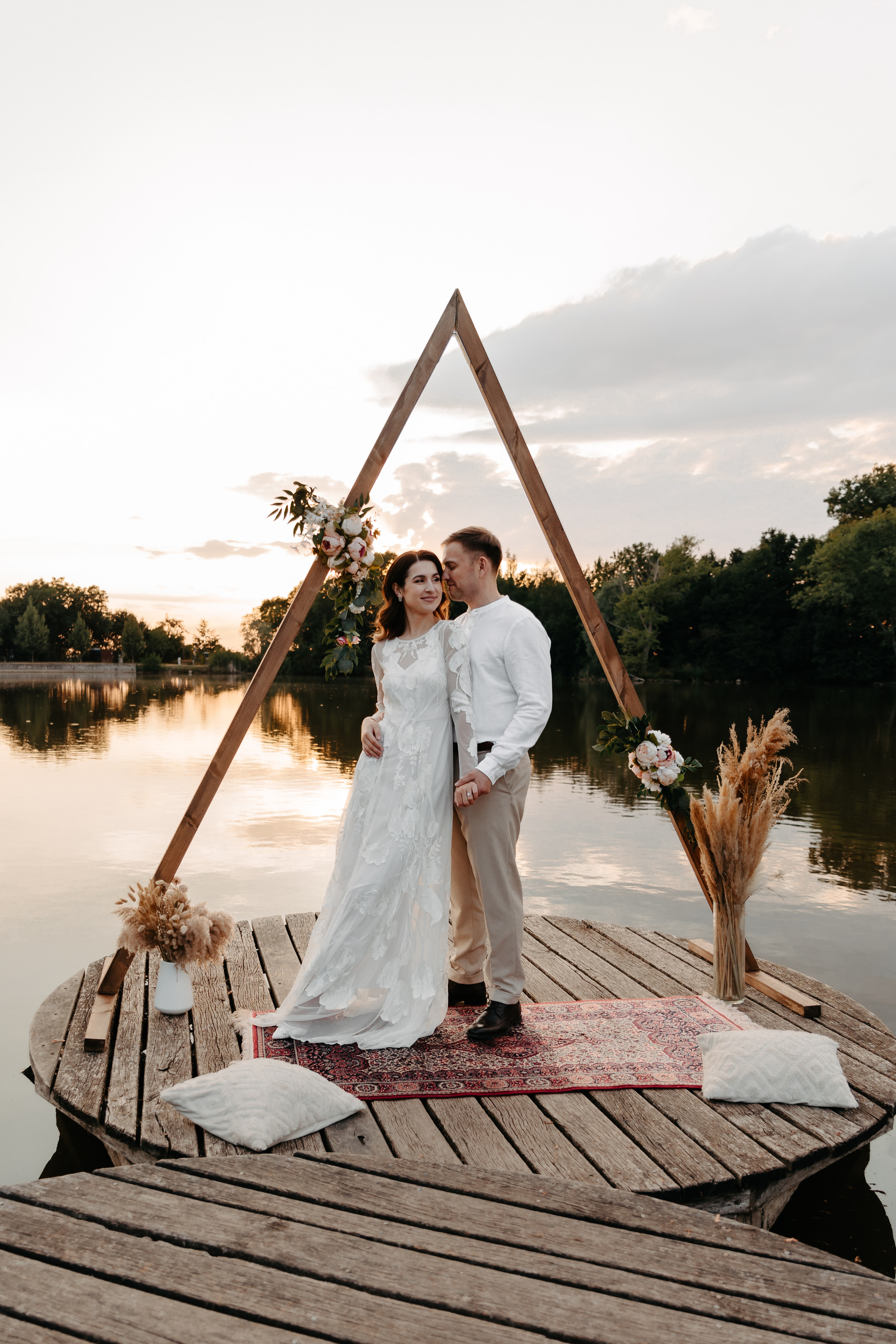 Elopement by the lake