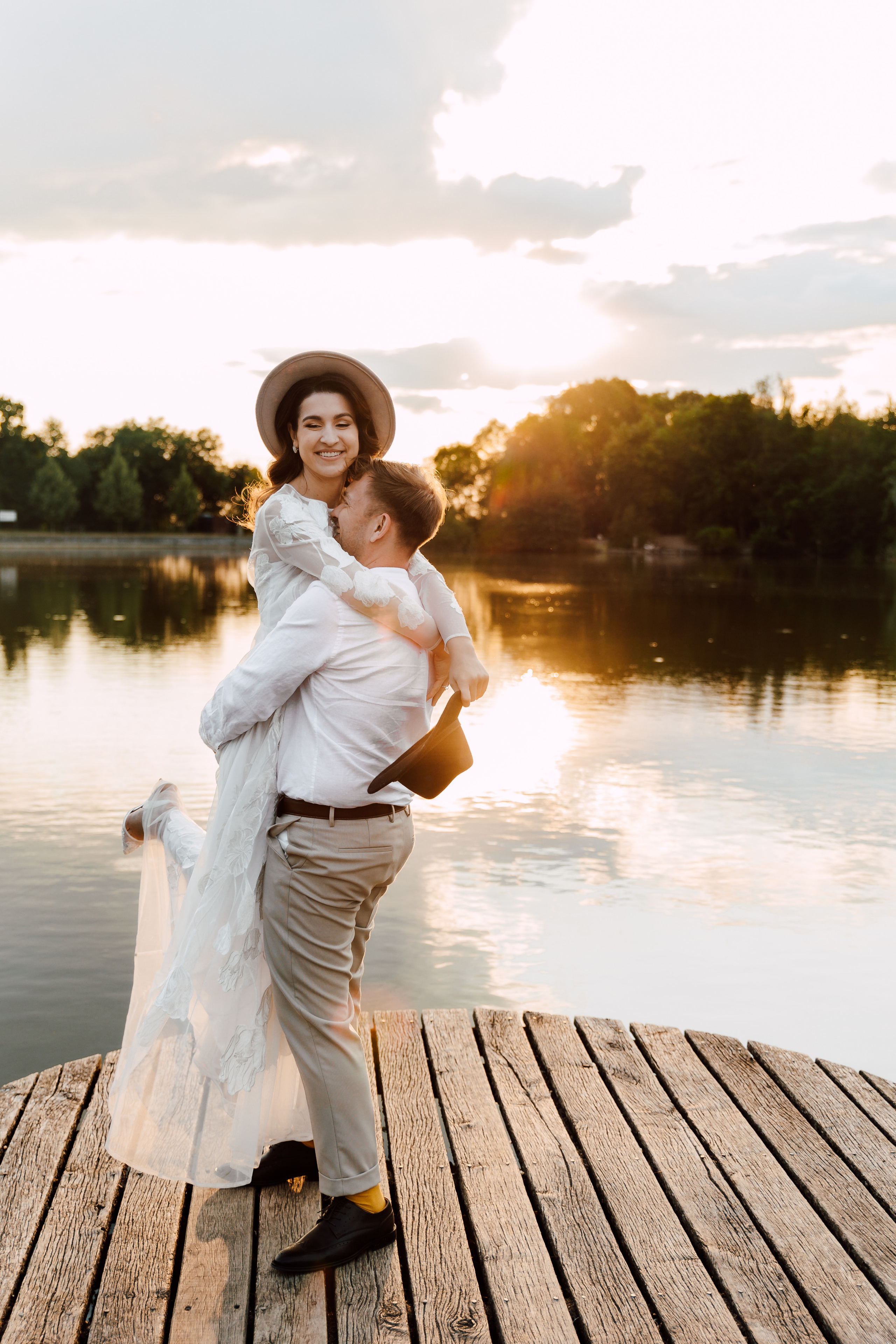 Elopement by the lake