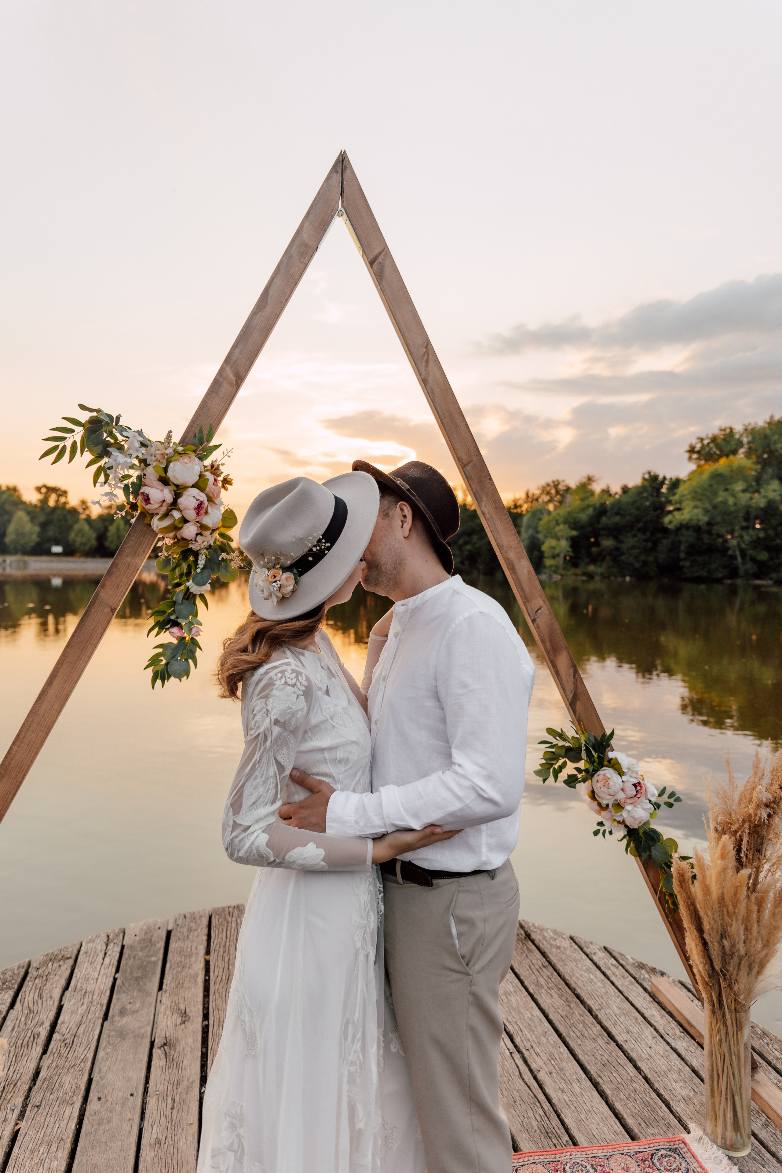 Elopement by the lake