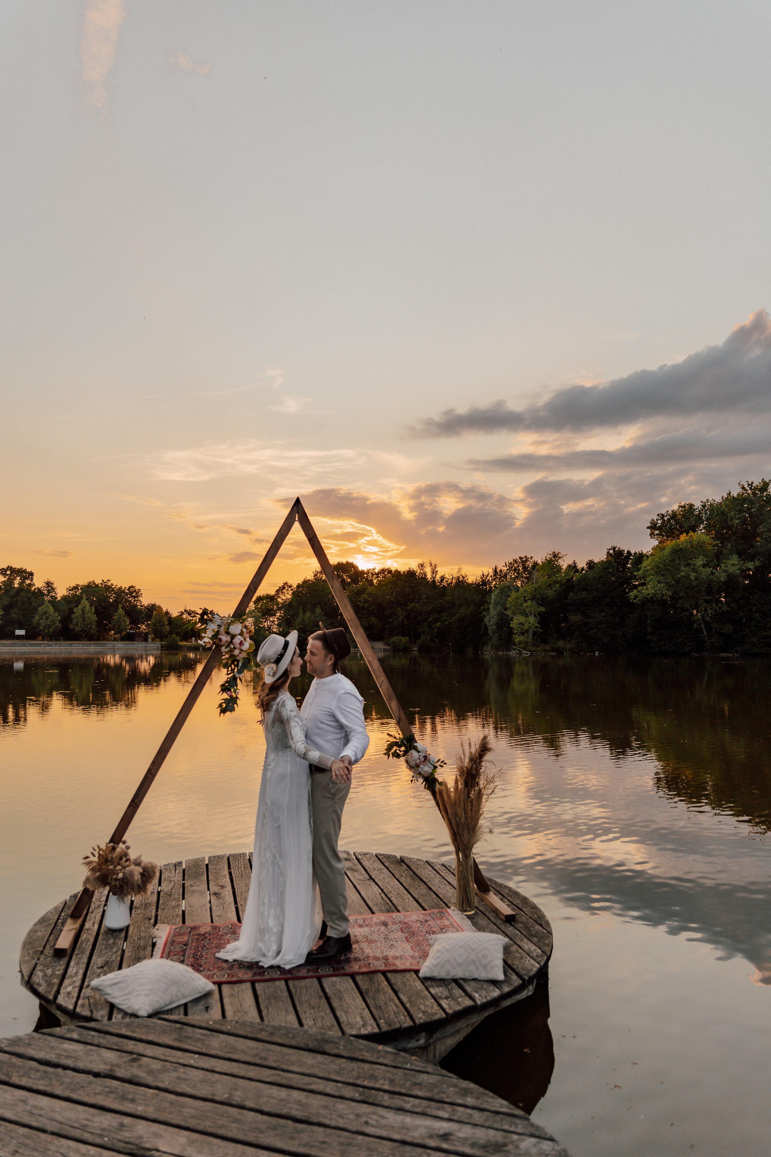 Elopement by the lake