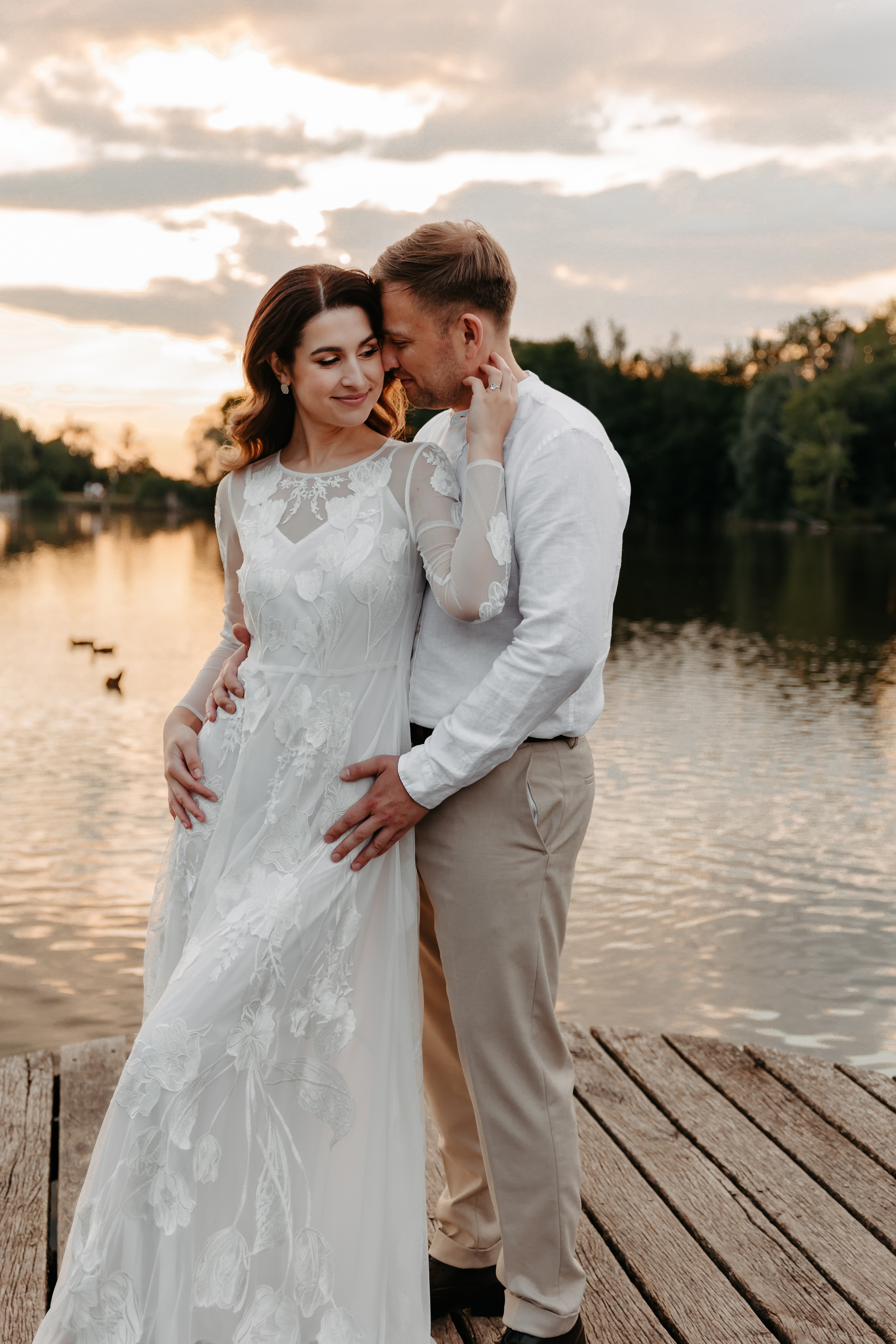 Elopement by the lake
