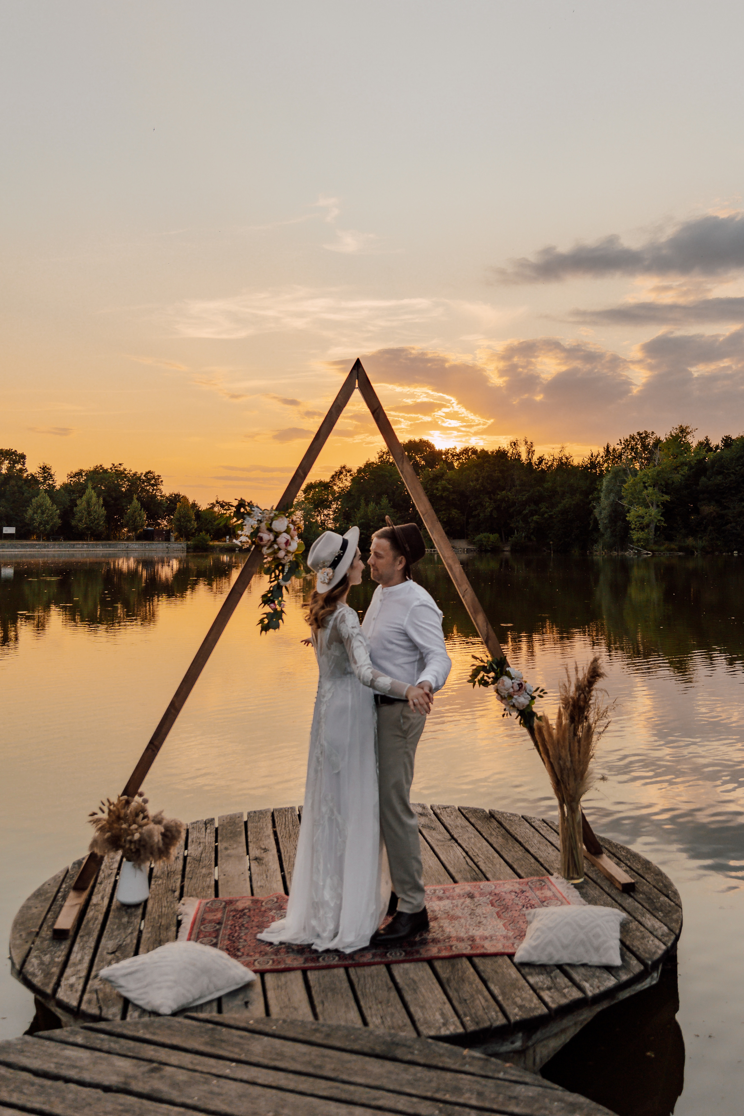 Elopement by the lake