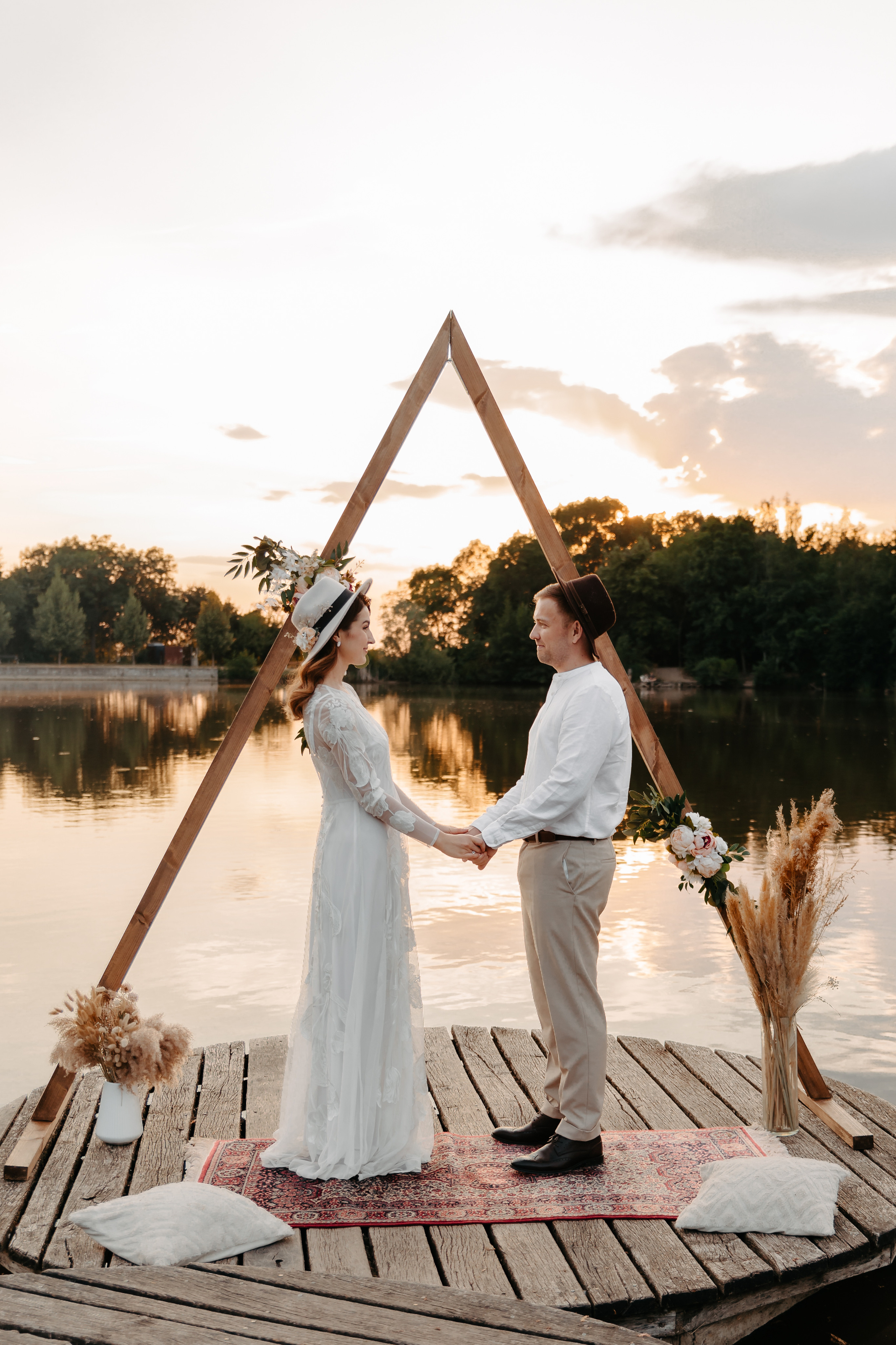 Elopement by the lake