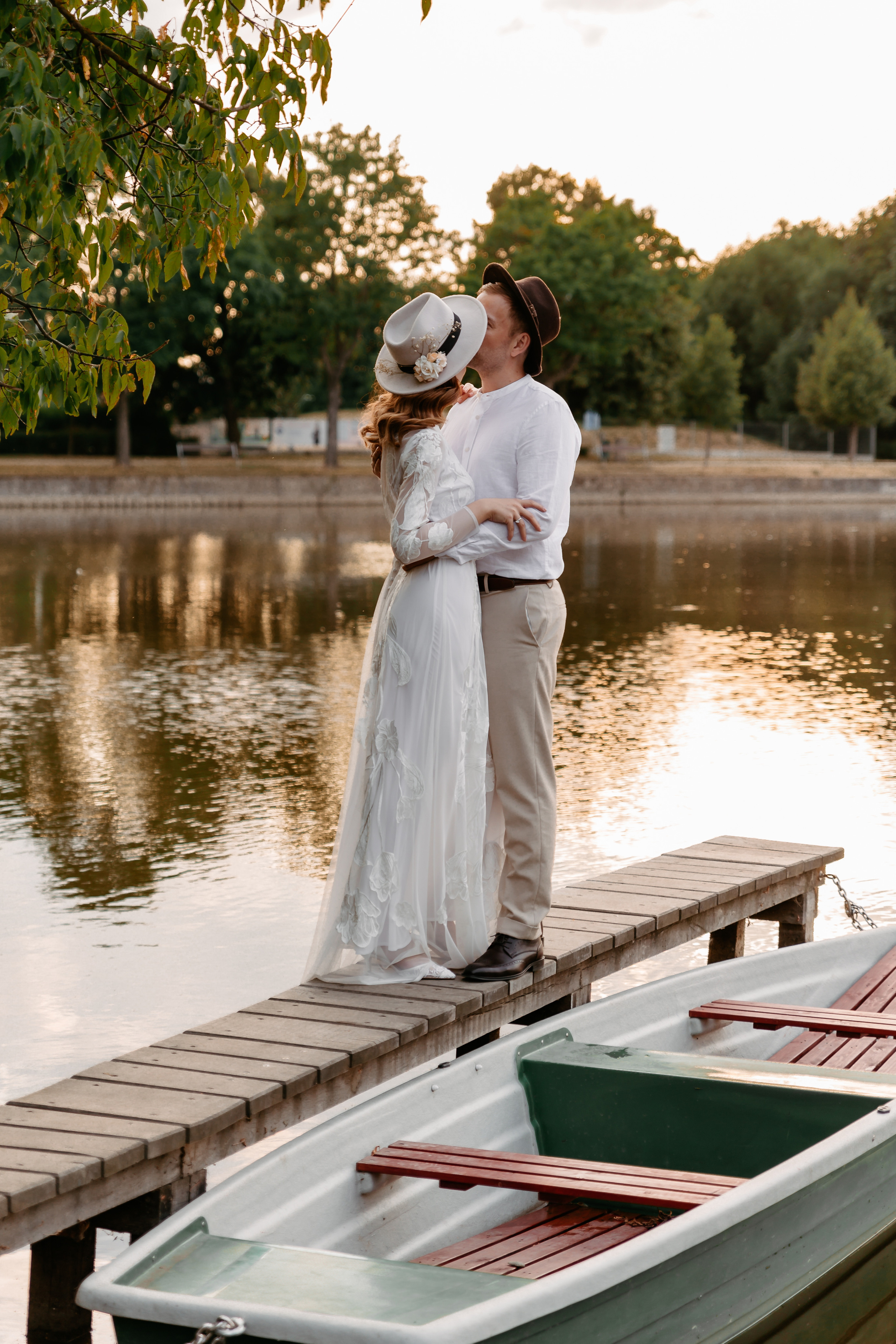 Elopement by the lake
