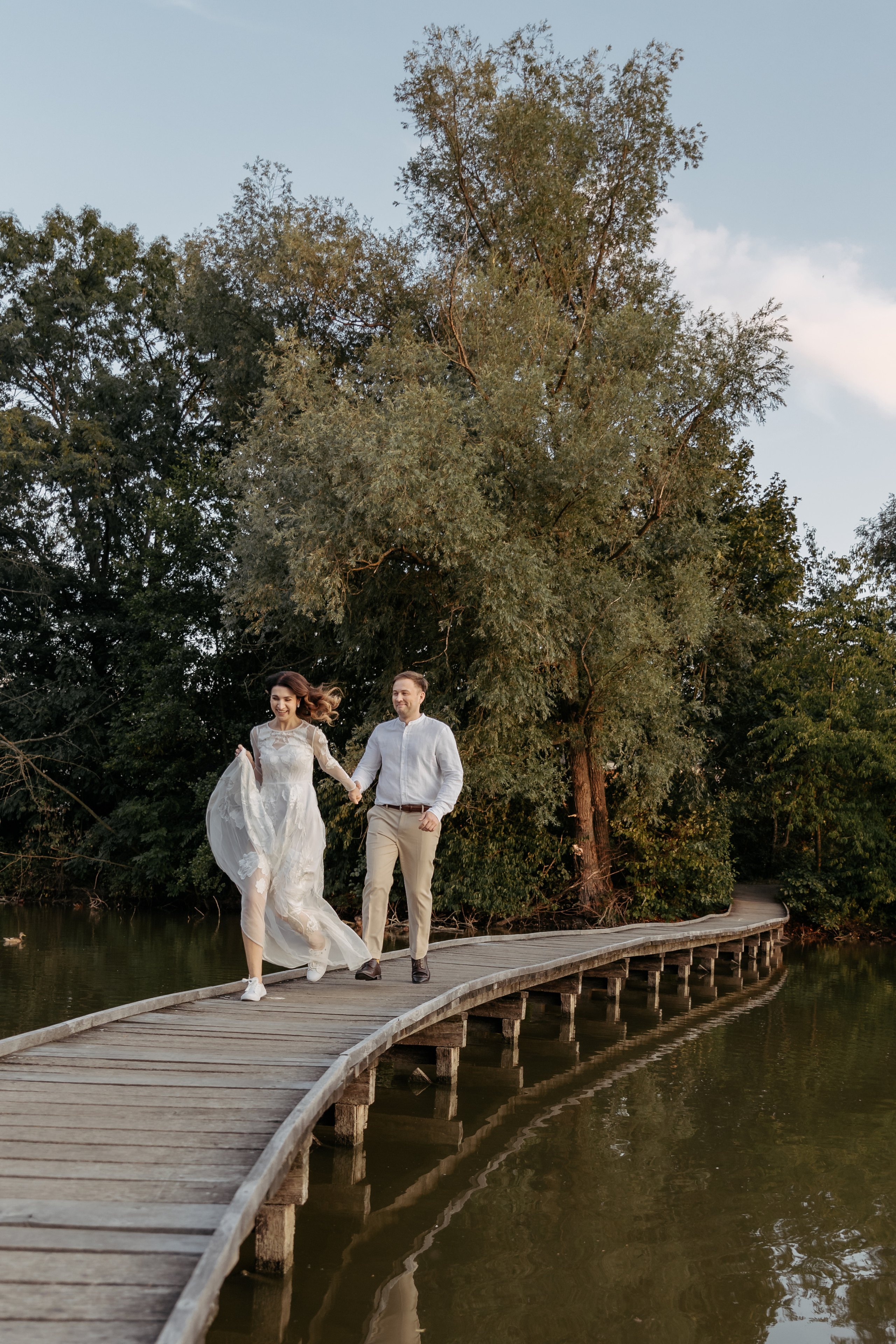 Elopement by the lake
