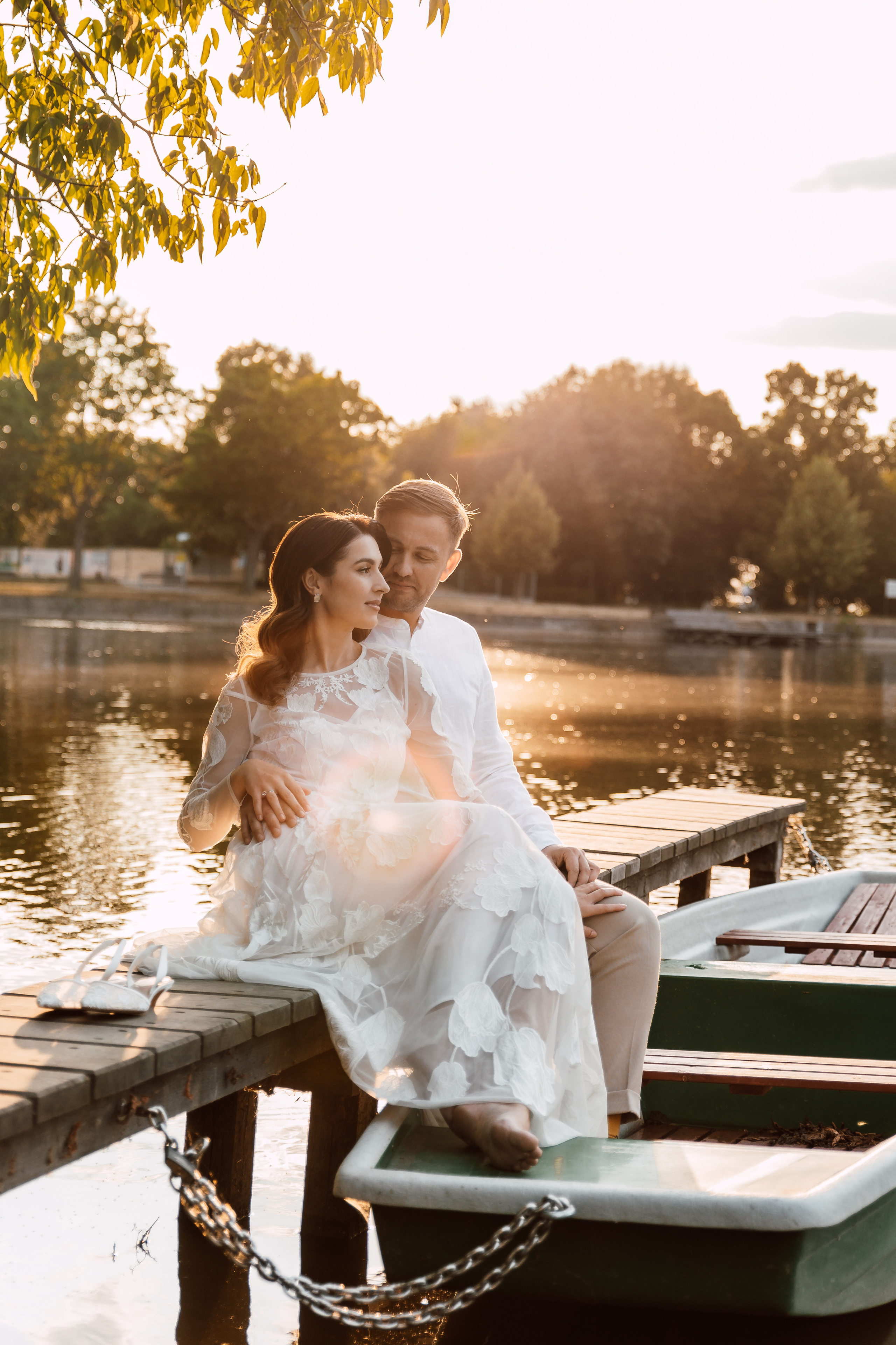 Elopement by the lake