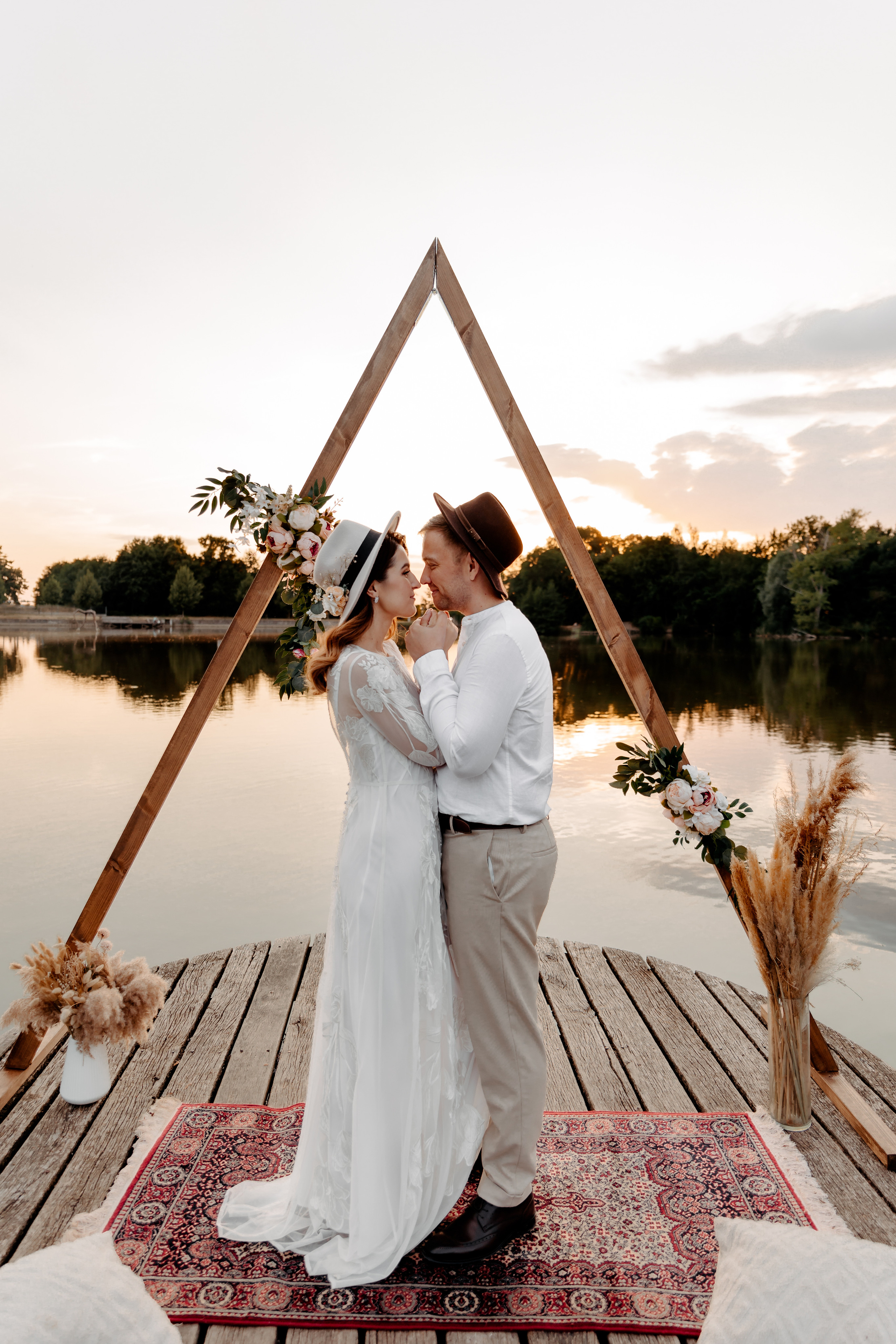 Elopement by the lake
