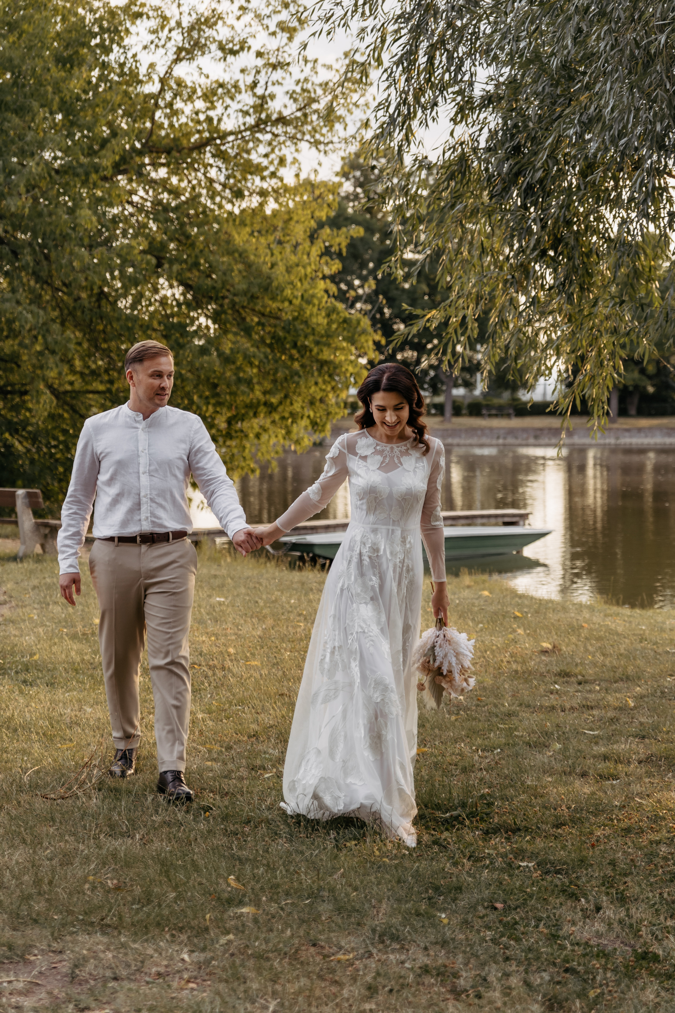 Elopement by the lake
