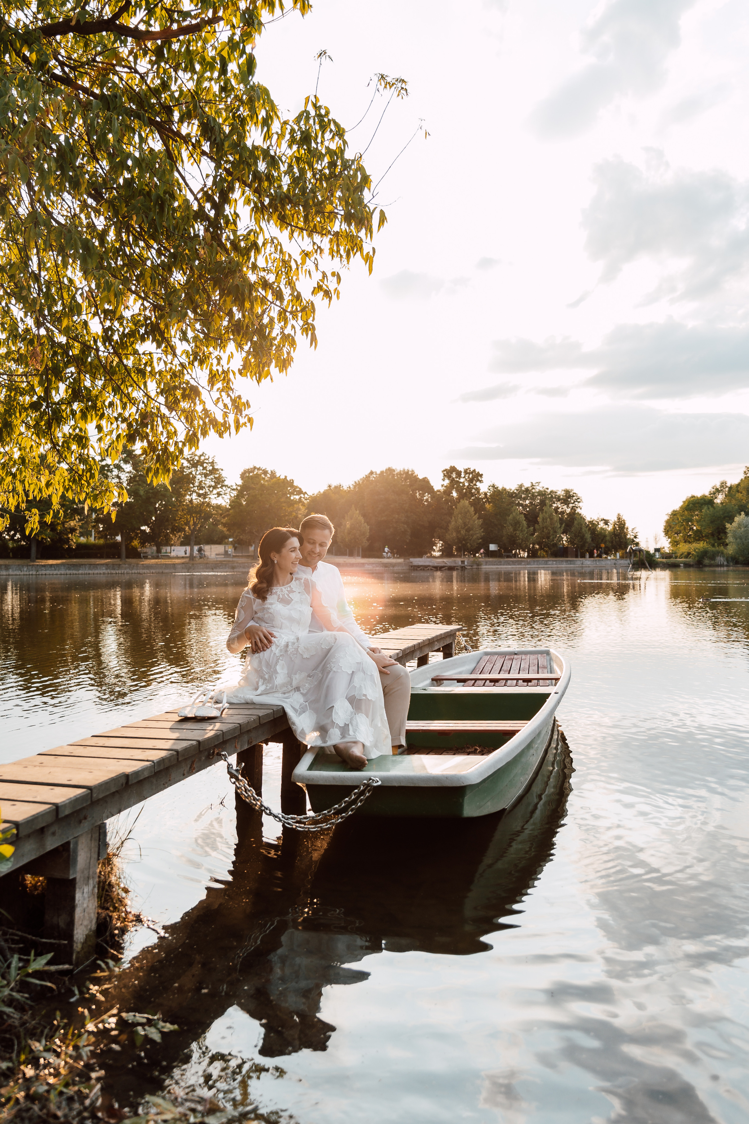 Elopement by the lake