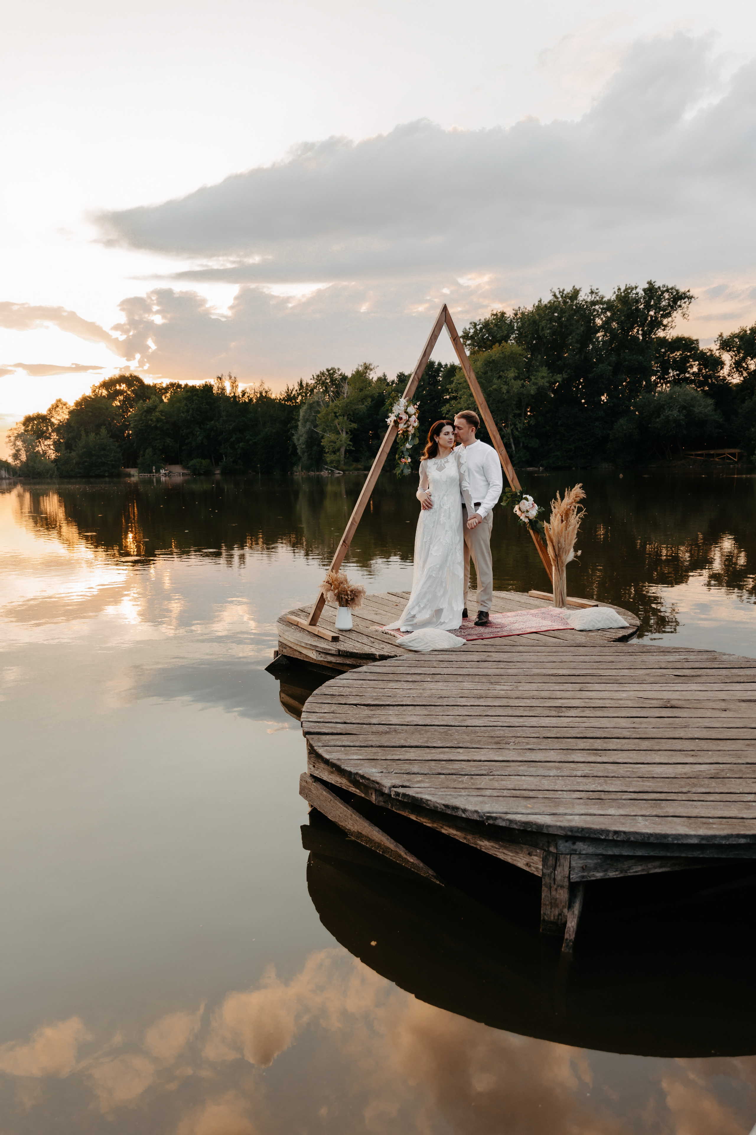 Elopement by the lake