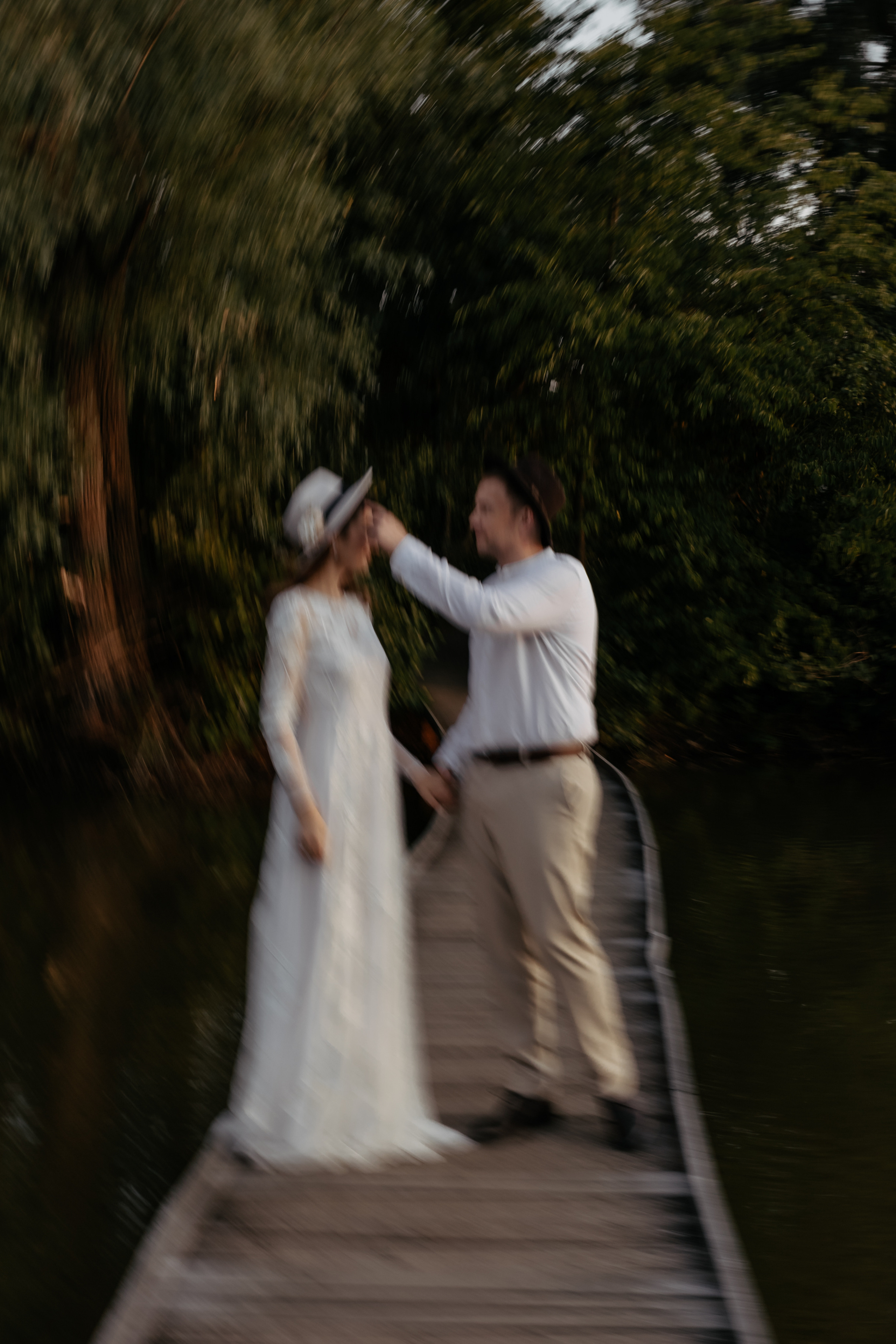 Elopement by the lake
