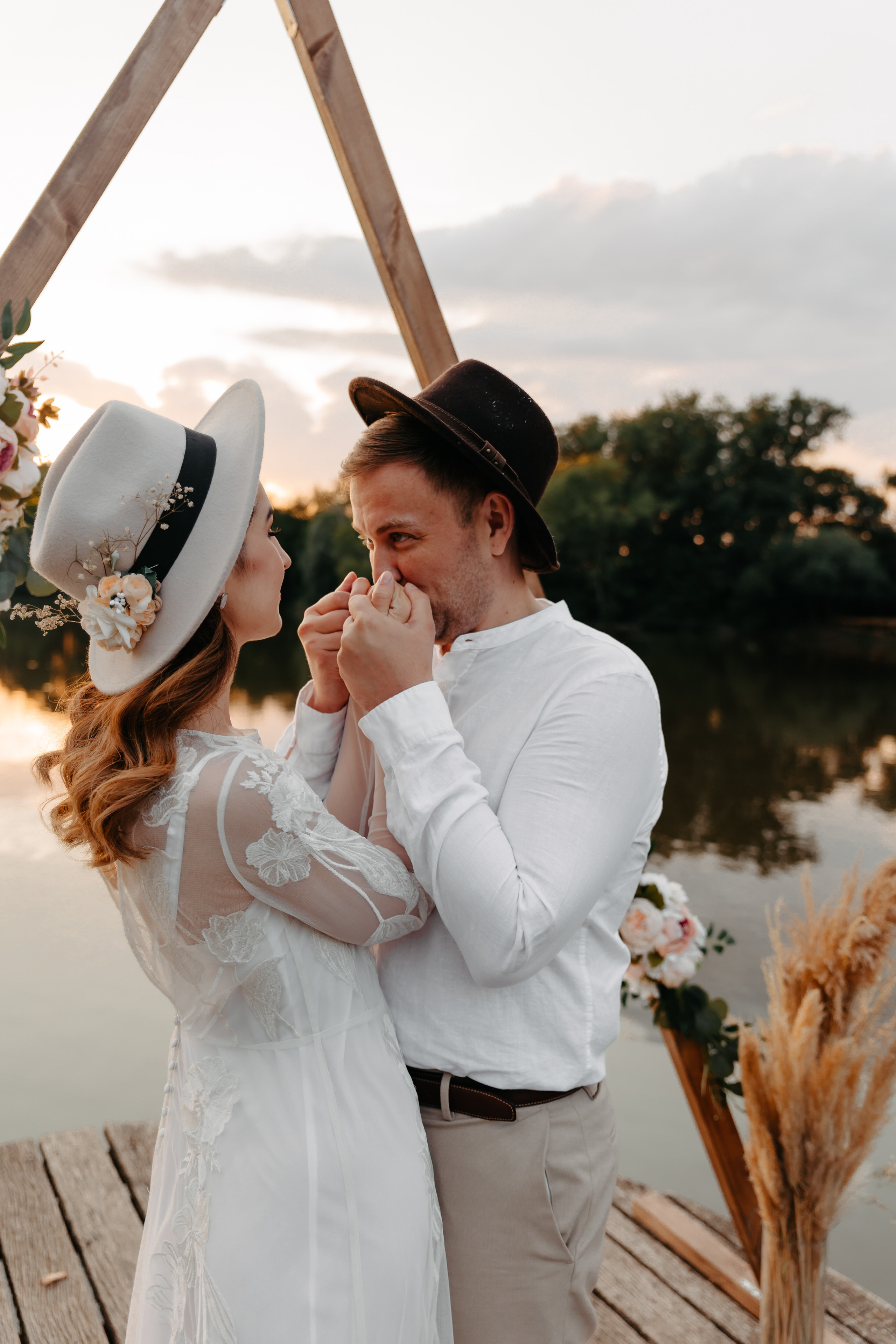 Elopement by the lake