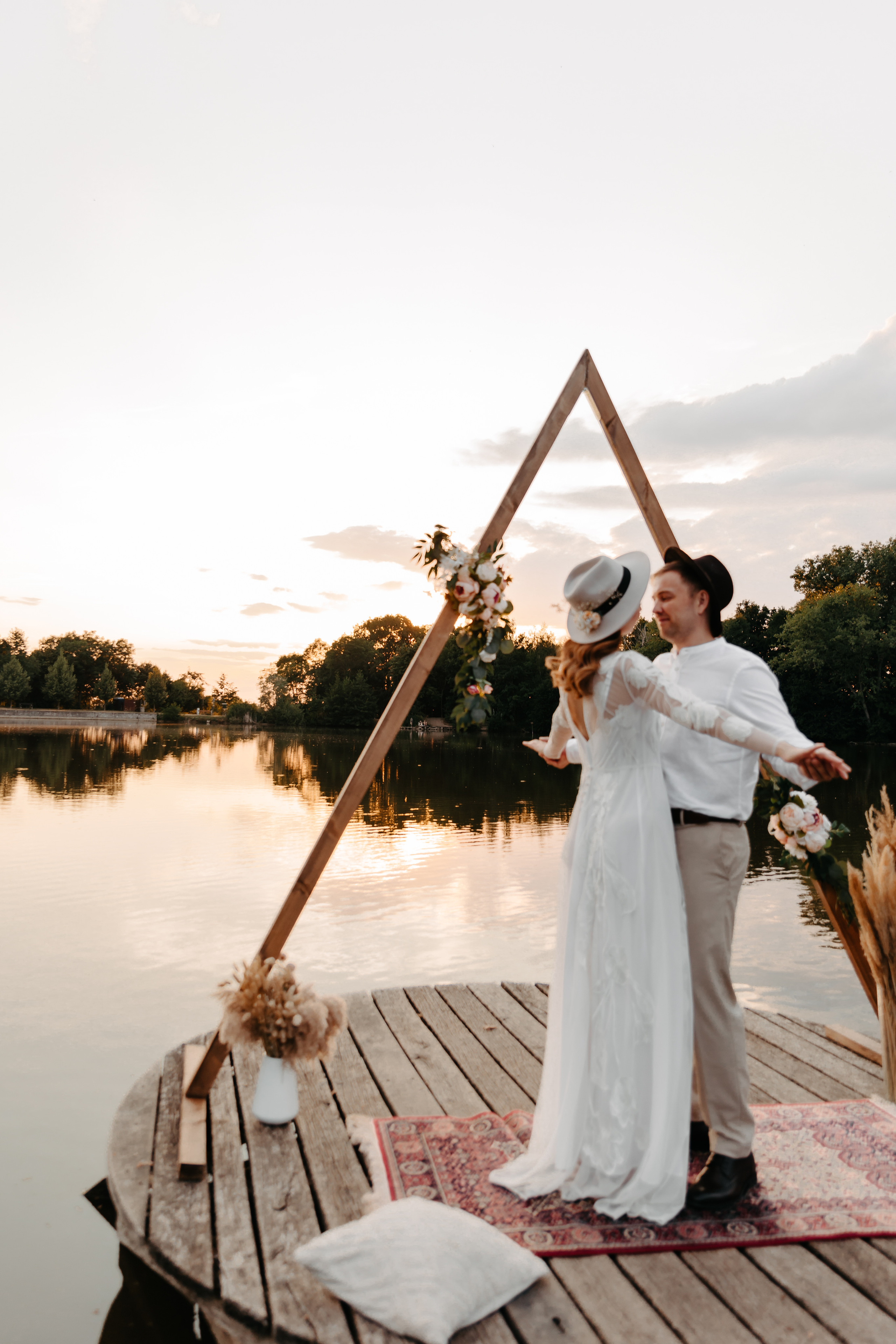 Elopement by the lake