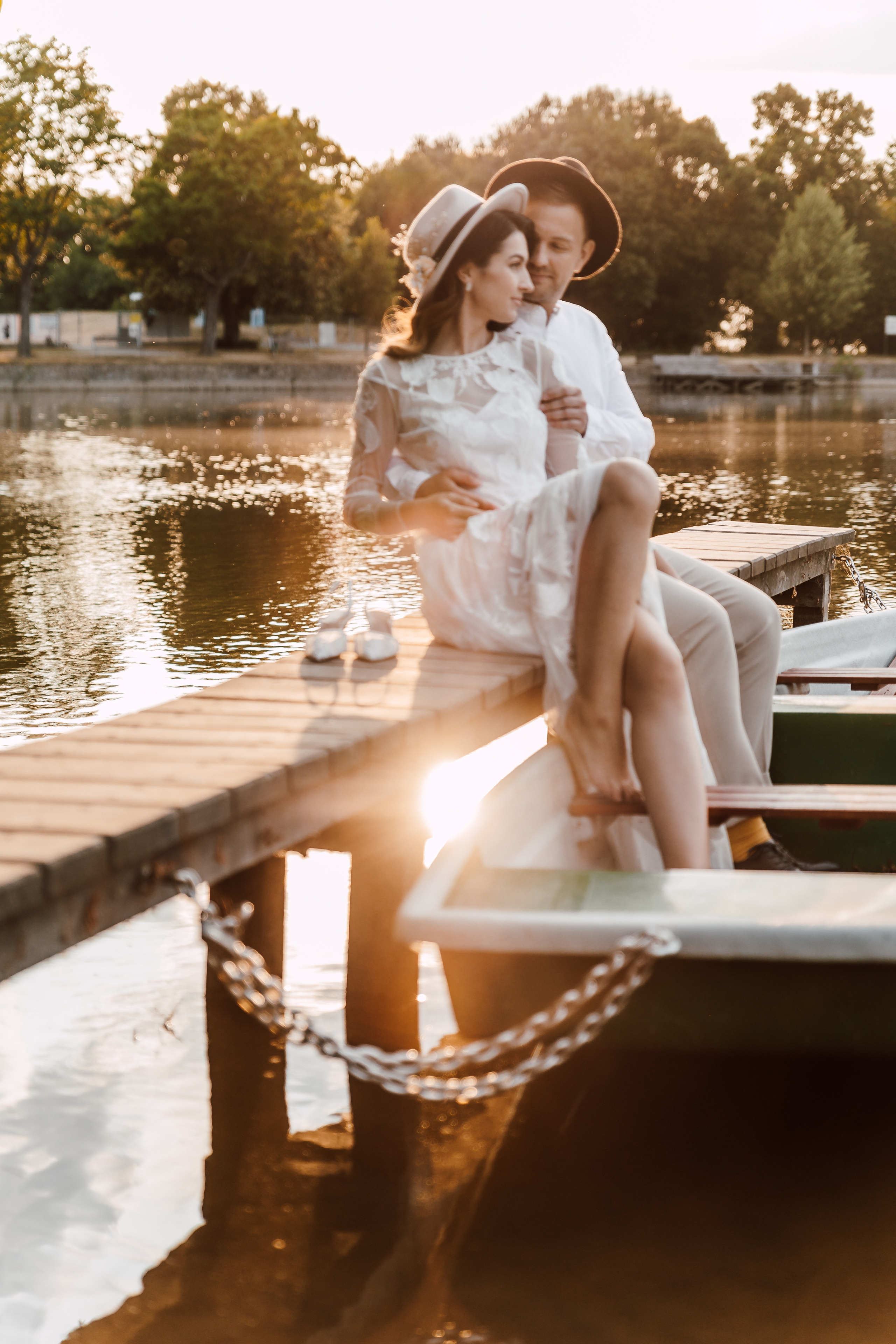 Elopement by the lake