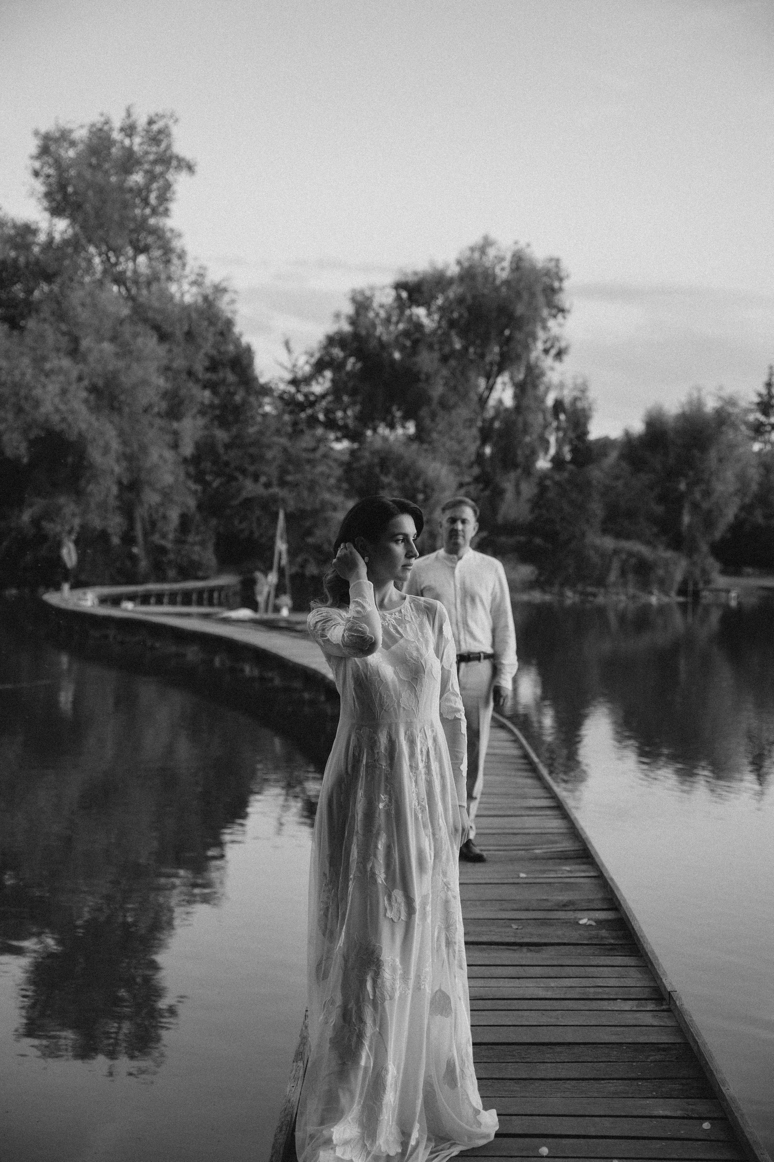 Elopement by the lake