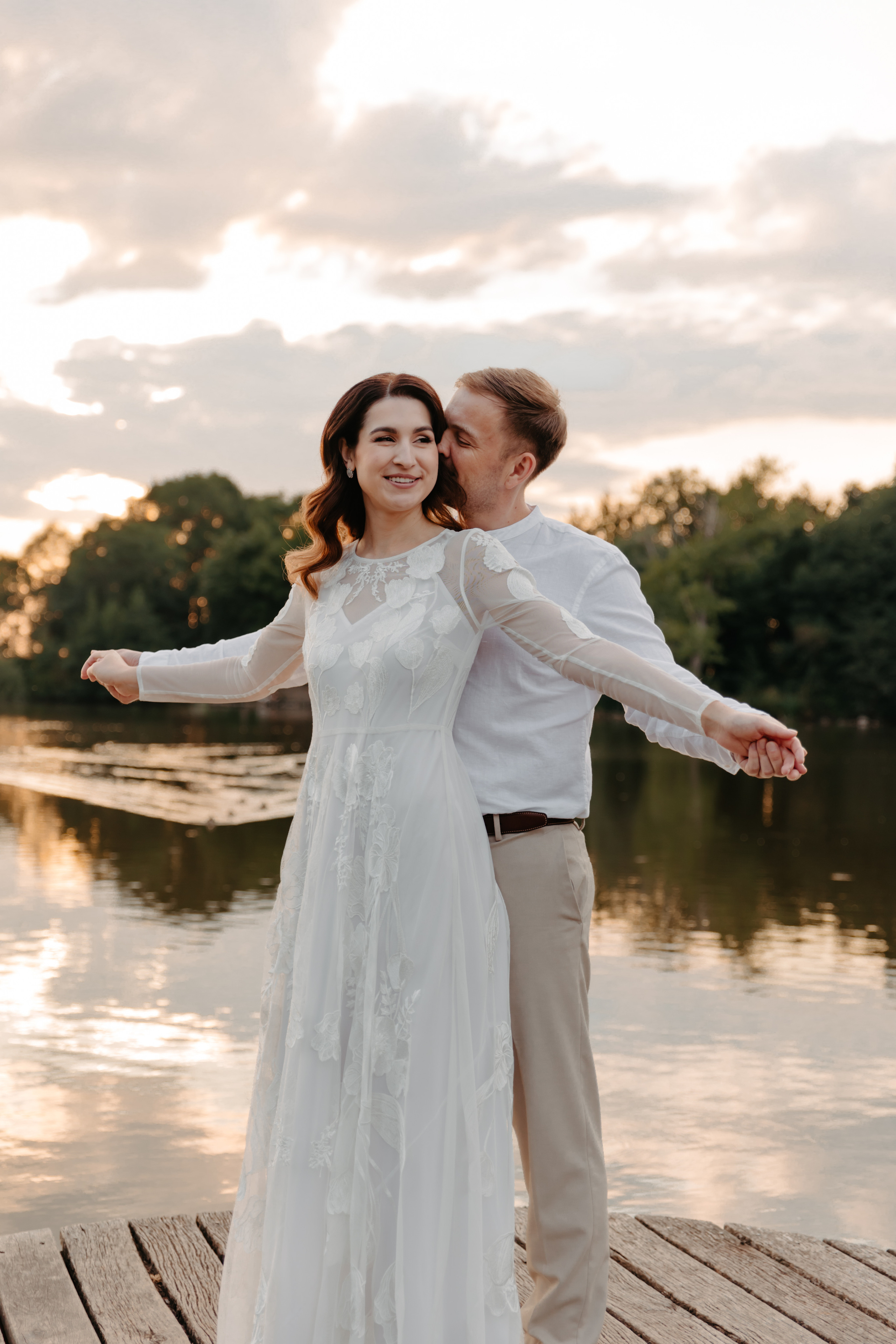 Elopement by the lake