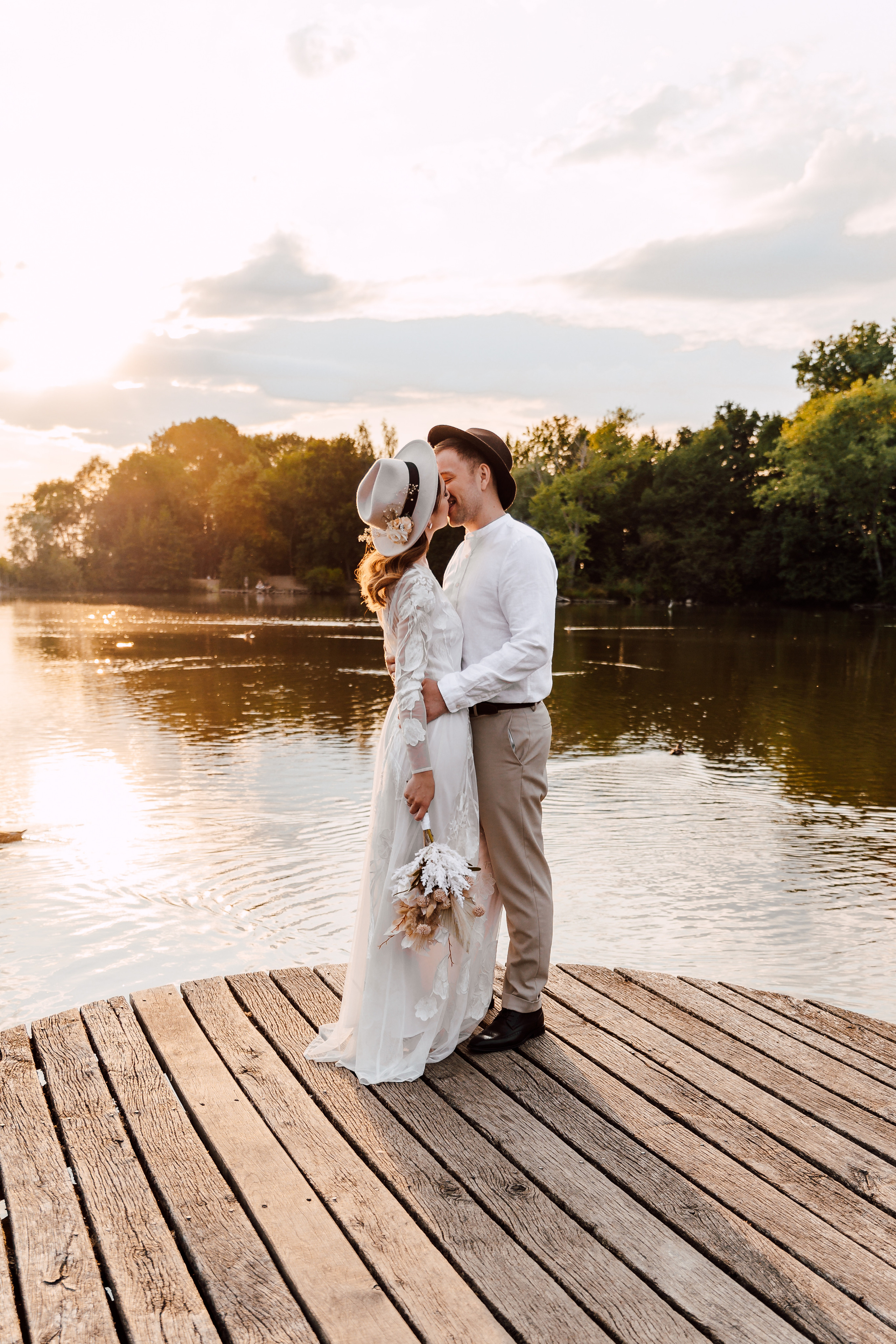 Elopement by the lake