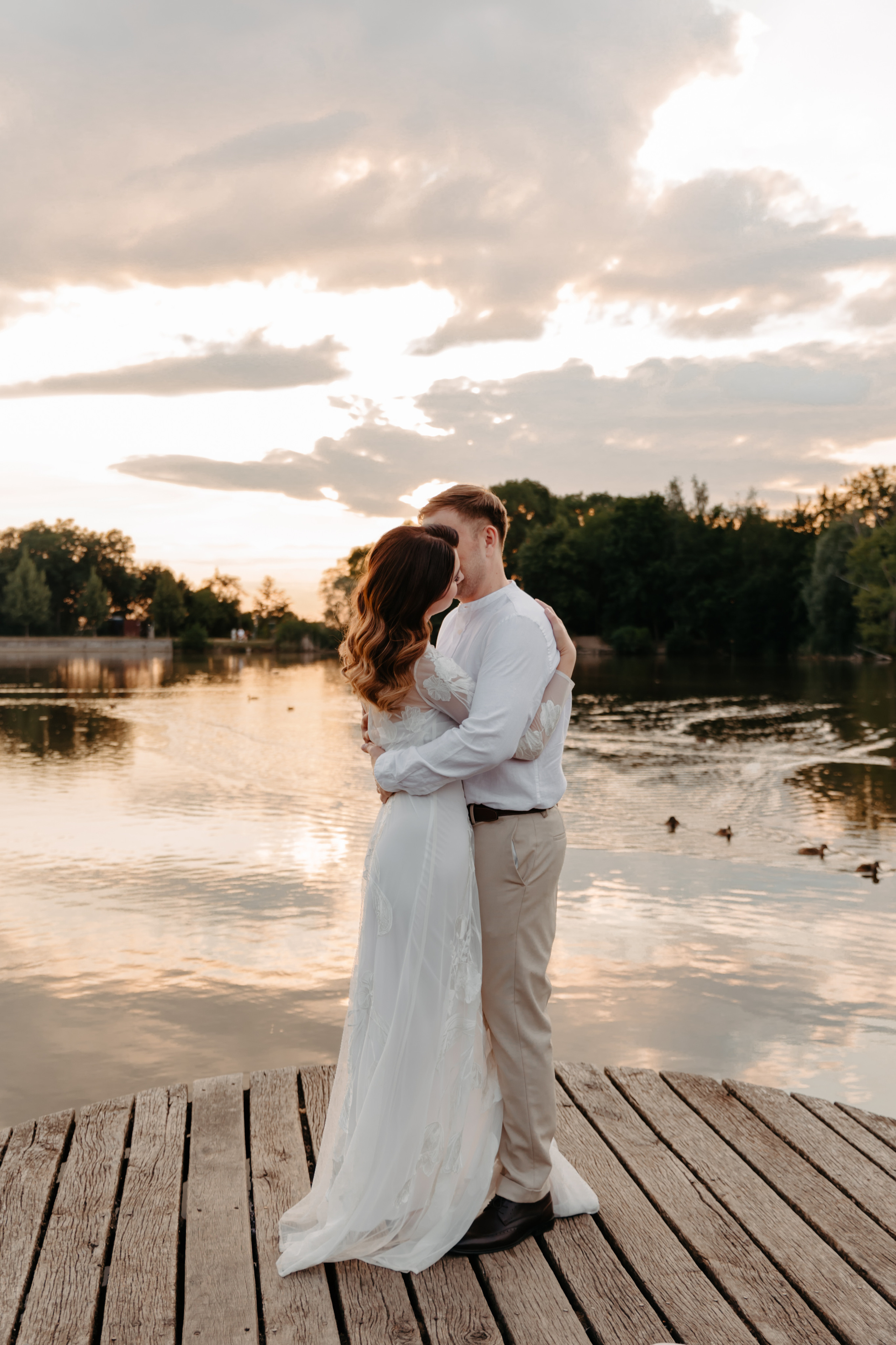 Elopement by the lake
