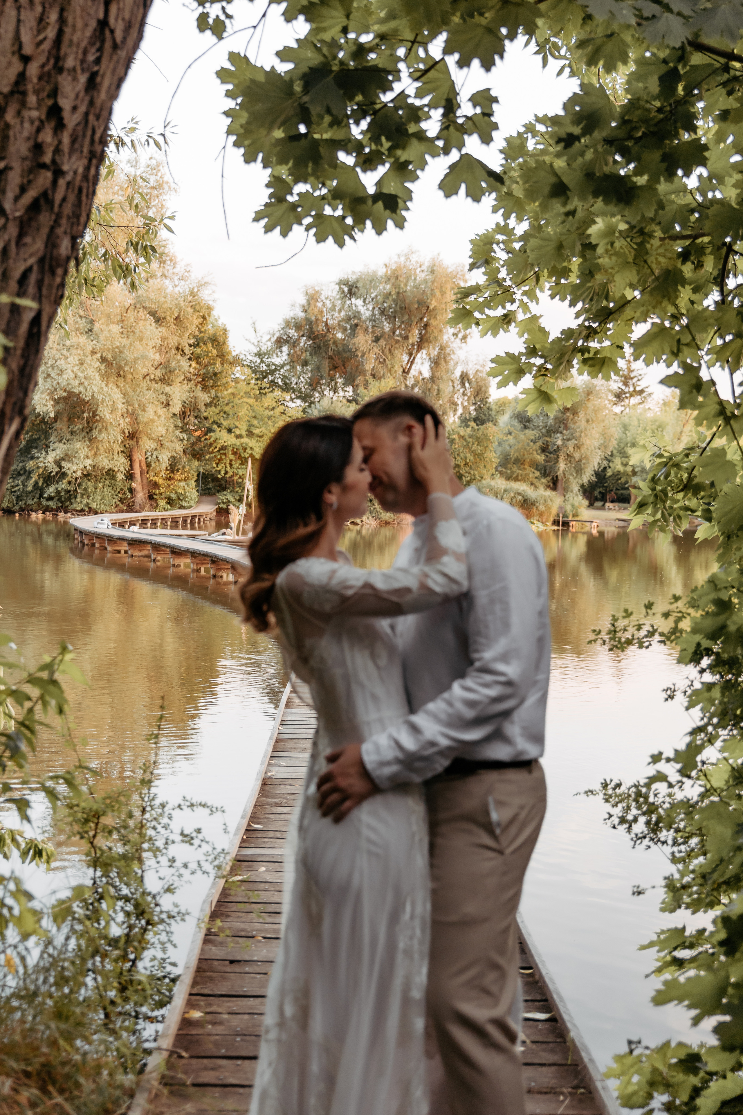 Elopement by the lake