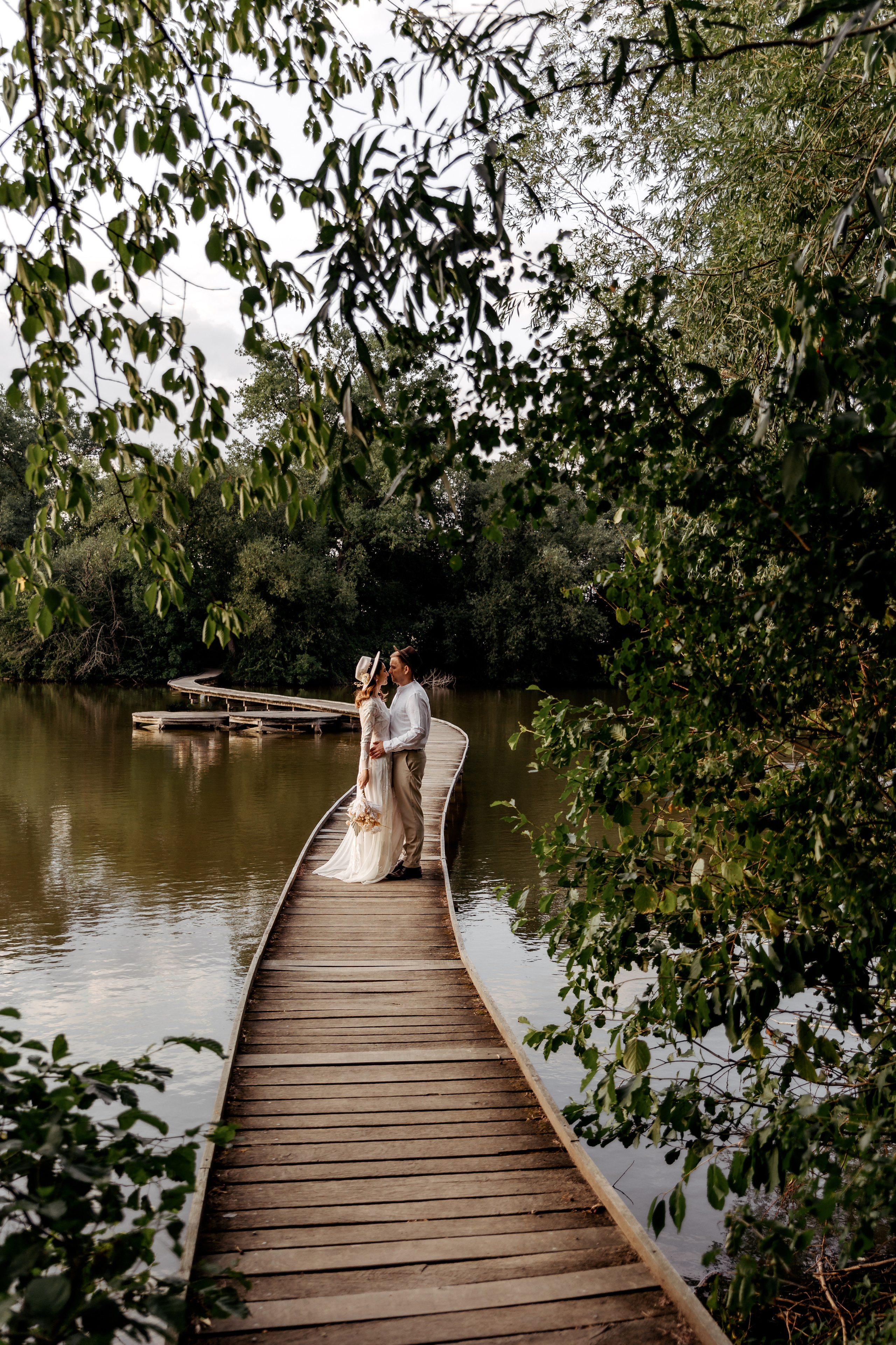 Elopement by the lake