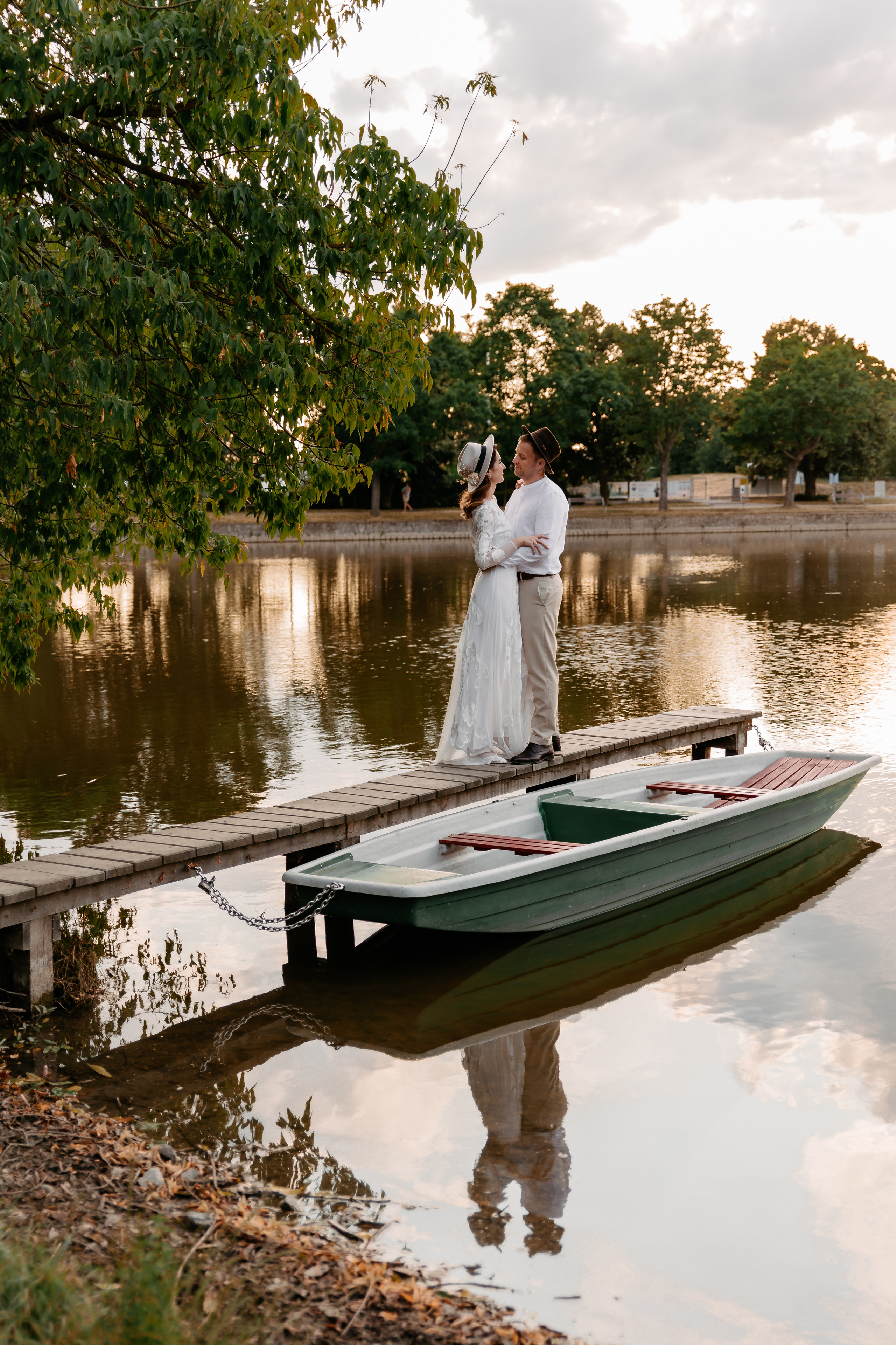Elopement by the lake