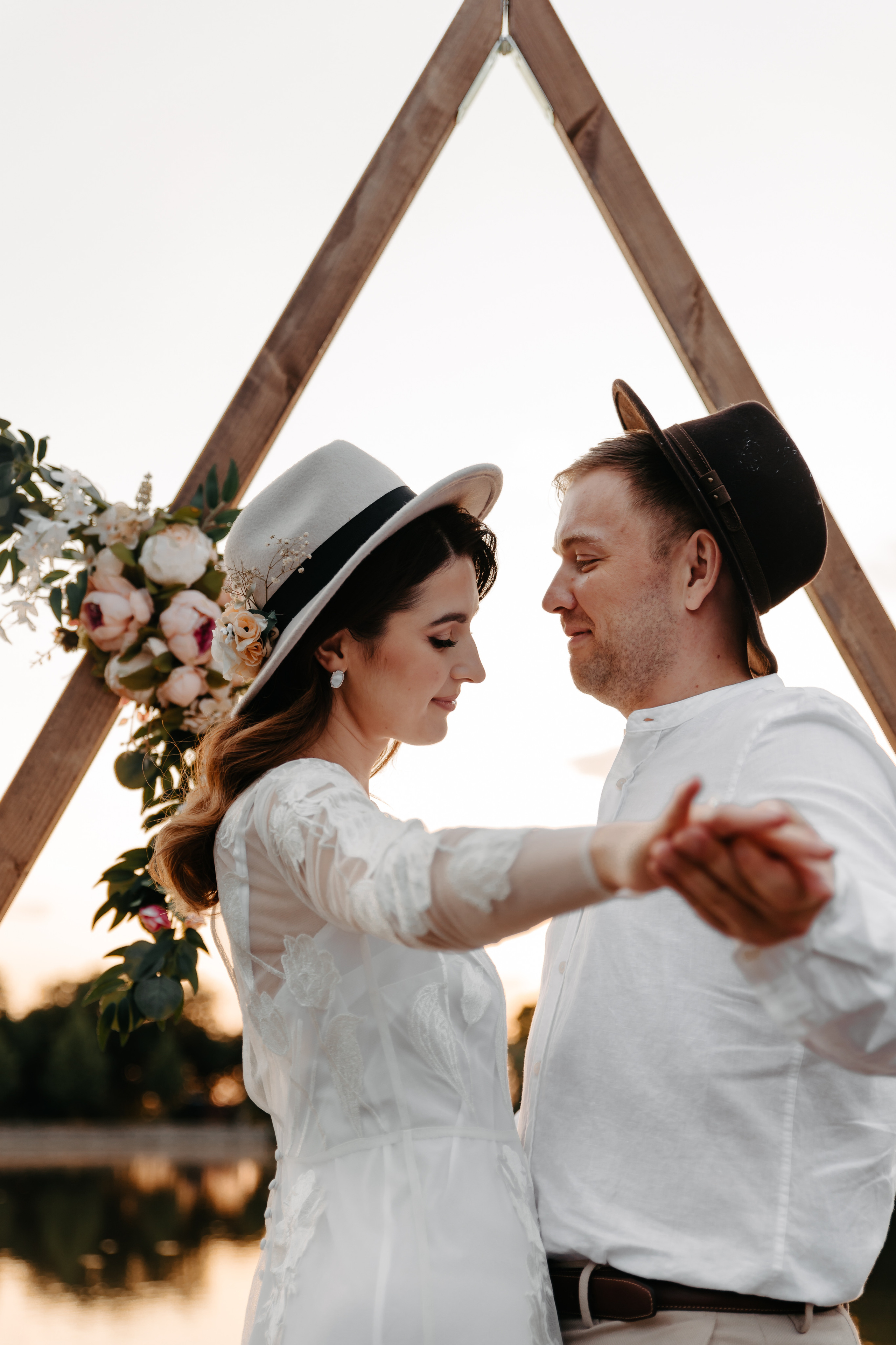 Elopement by the lake