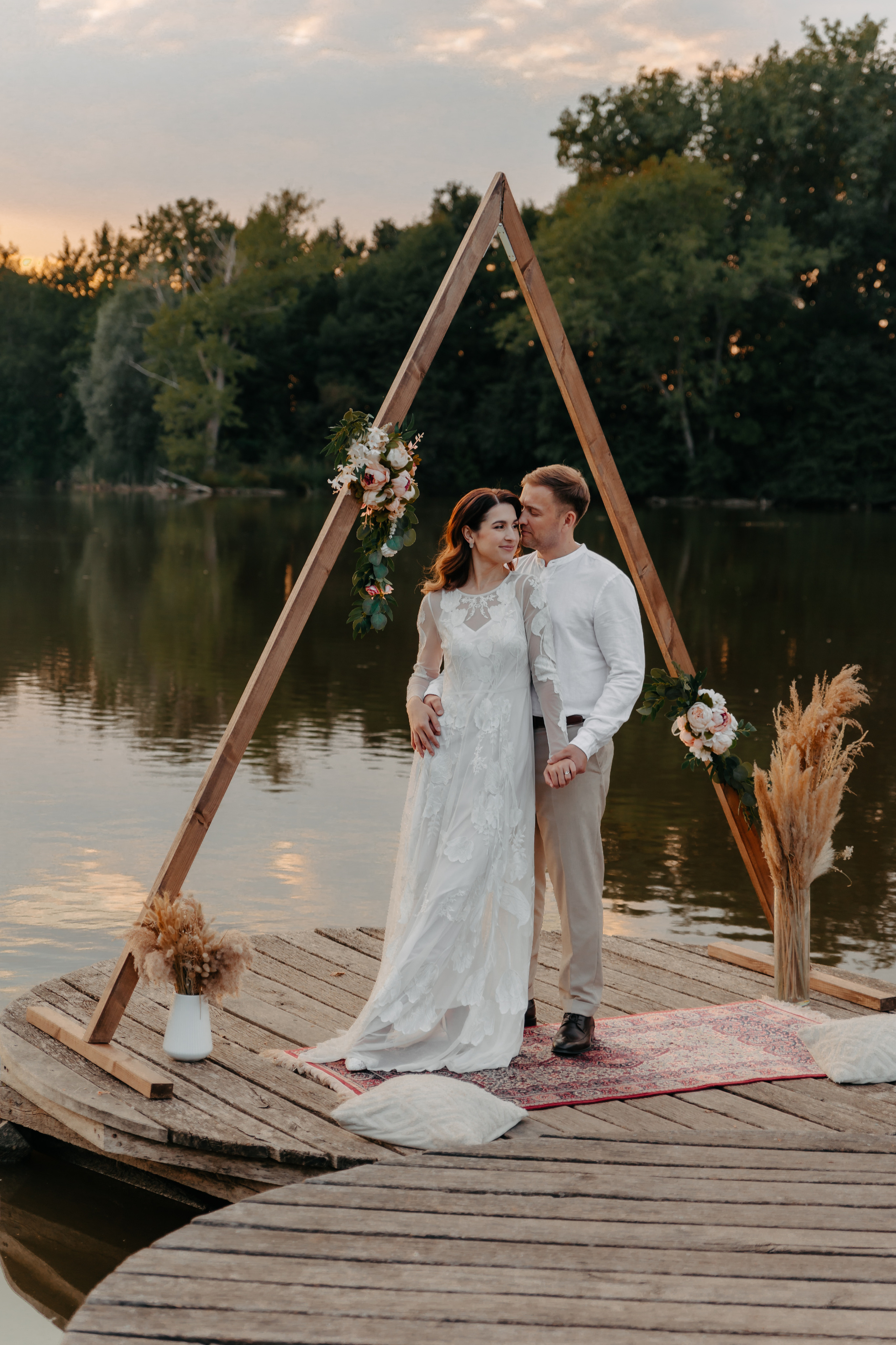 Elopement by the lake
