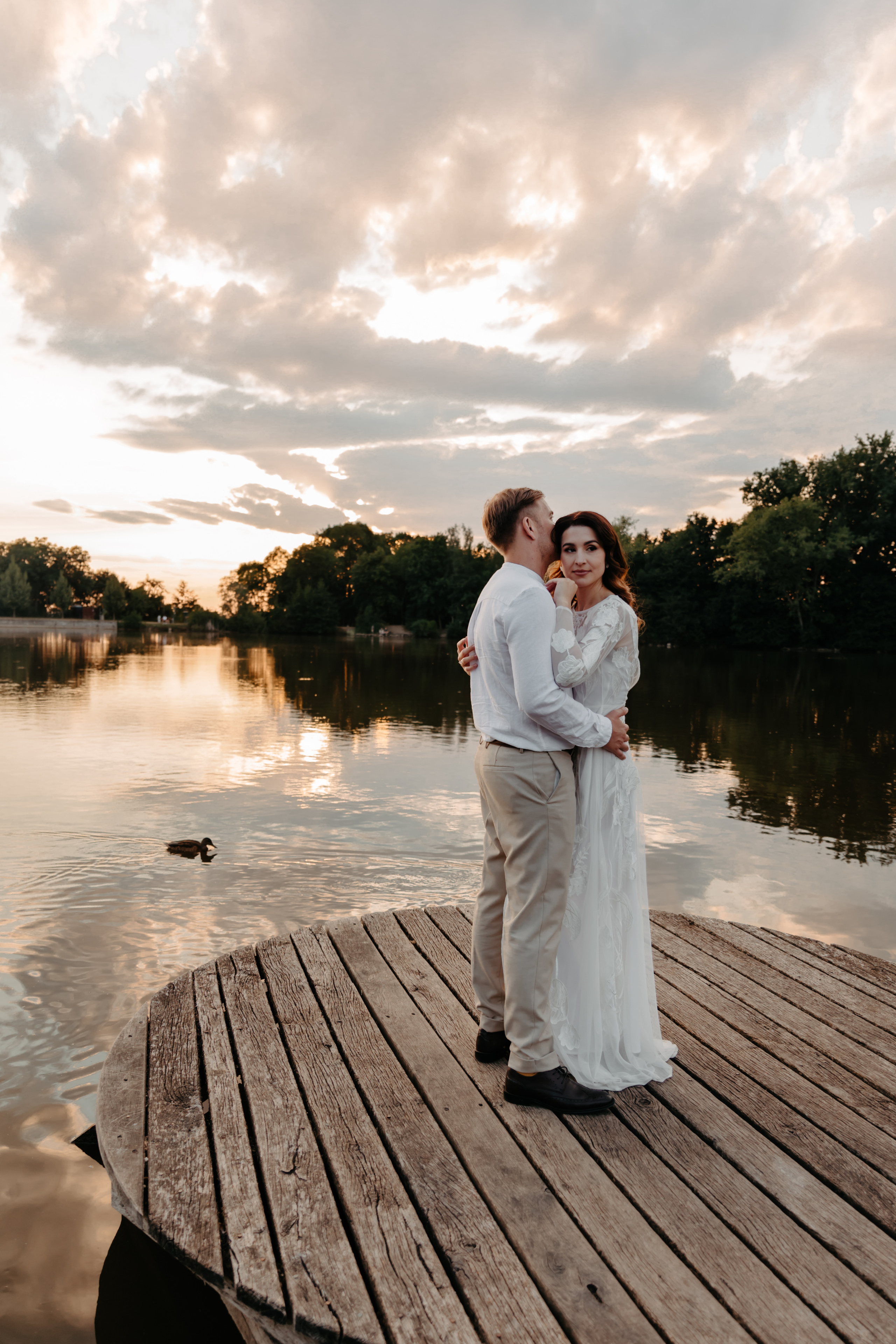Elopement by the lake