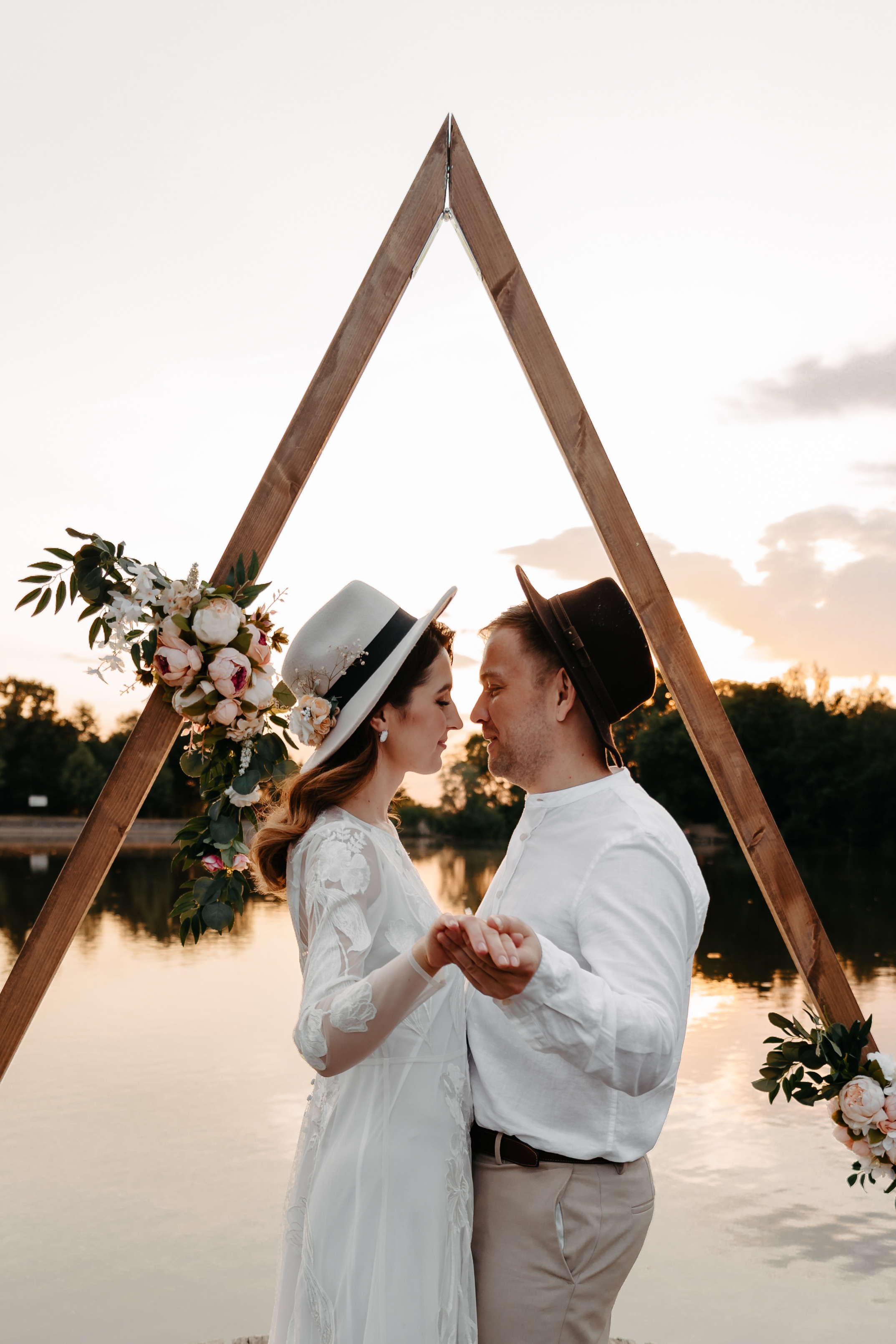 Elopement by the lake
