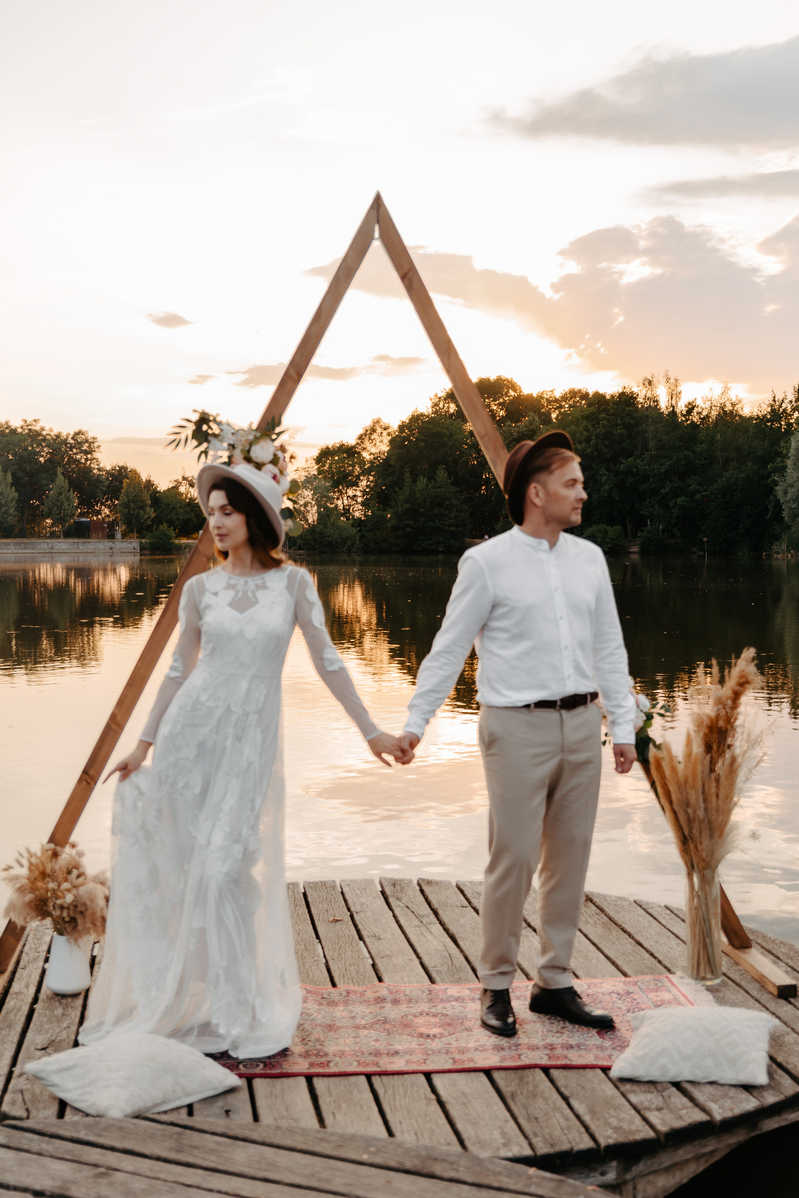 Elopement by the lake