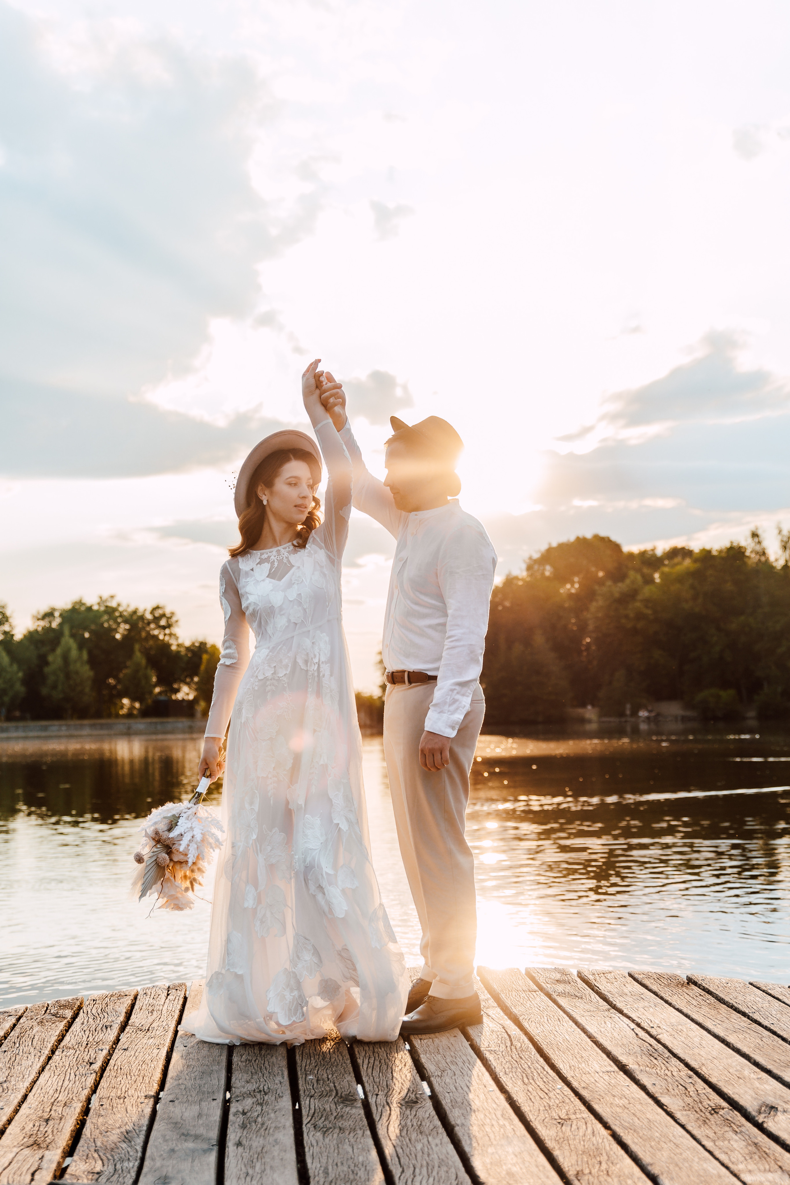 Elopement by the lake