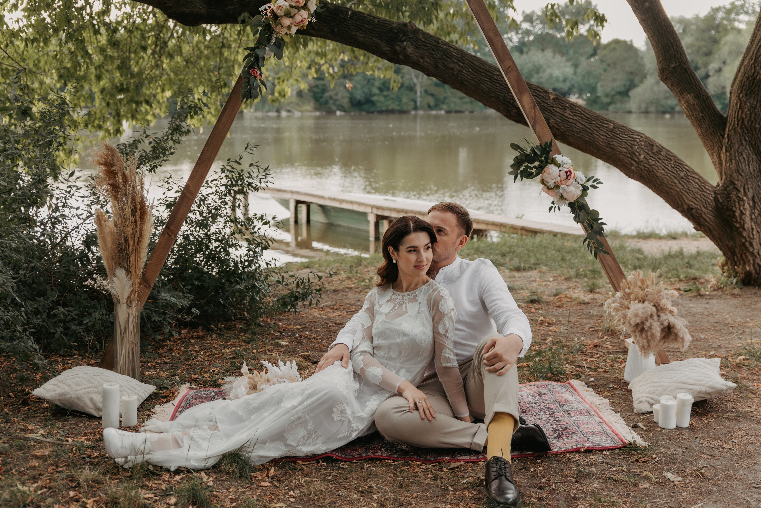 Elopement by the lake