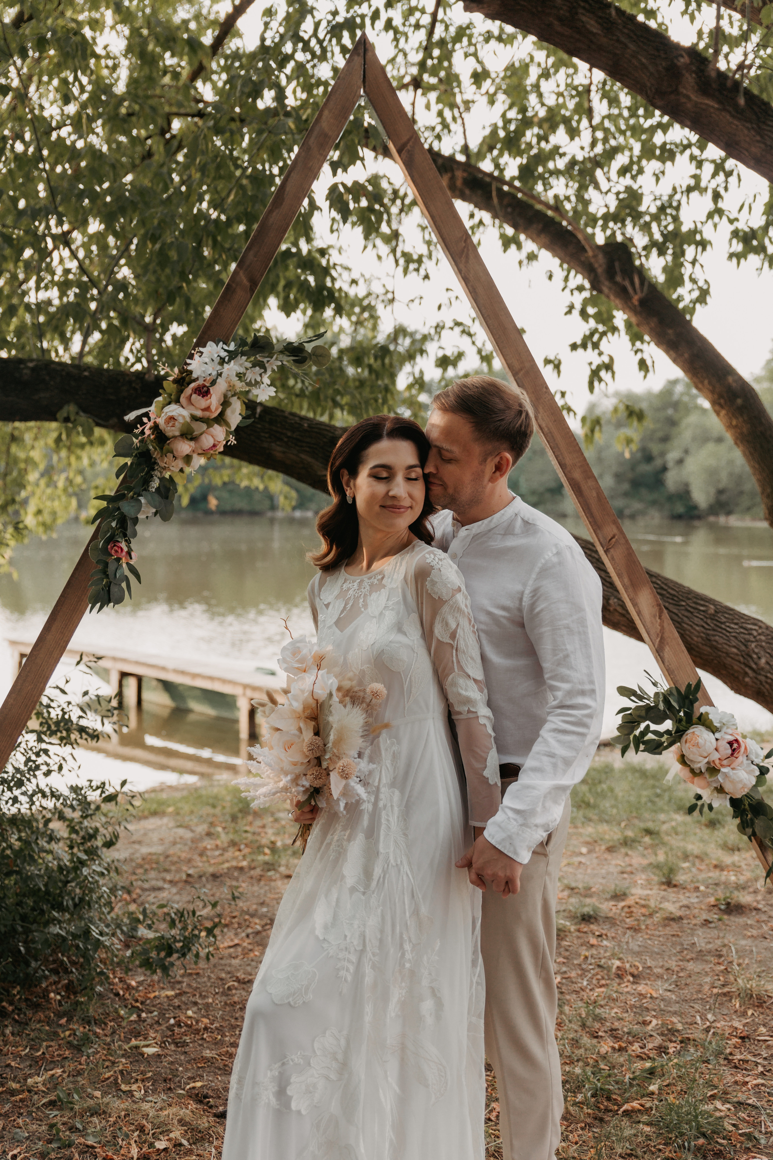Elopement by the lake