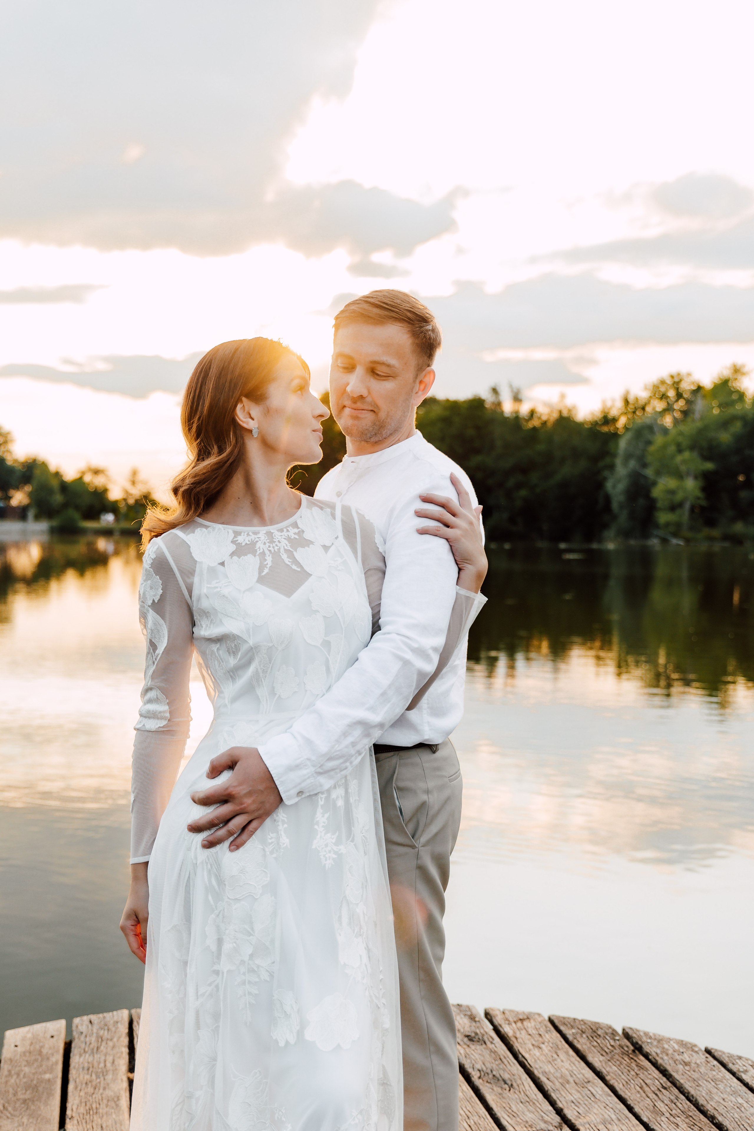 Elopement by the lake