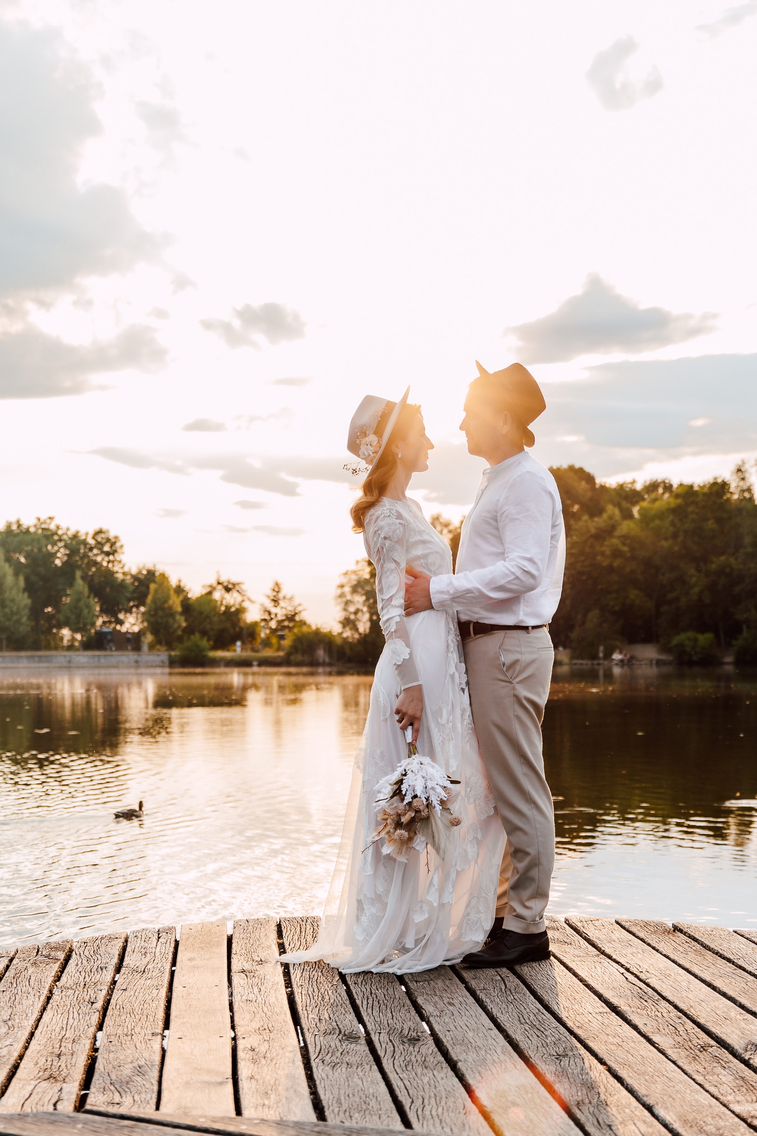 Elopement by the lake