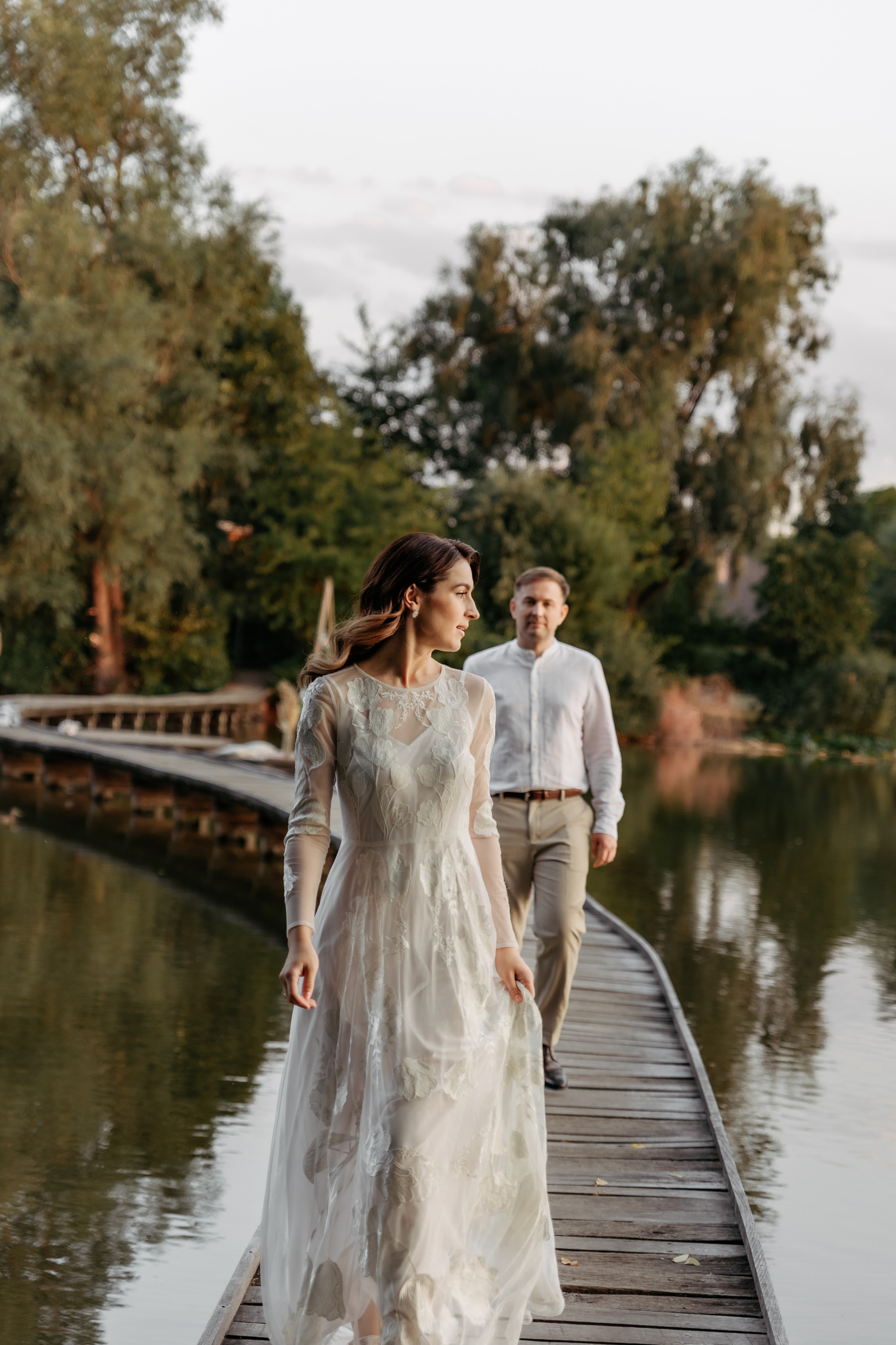 Elopement by the lake