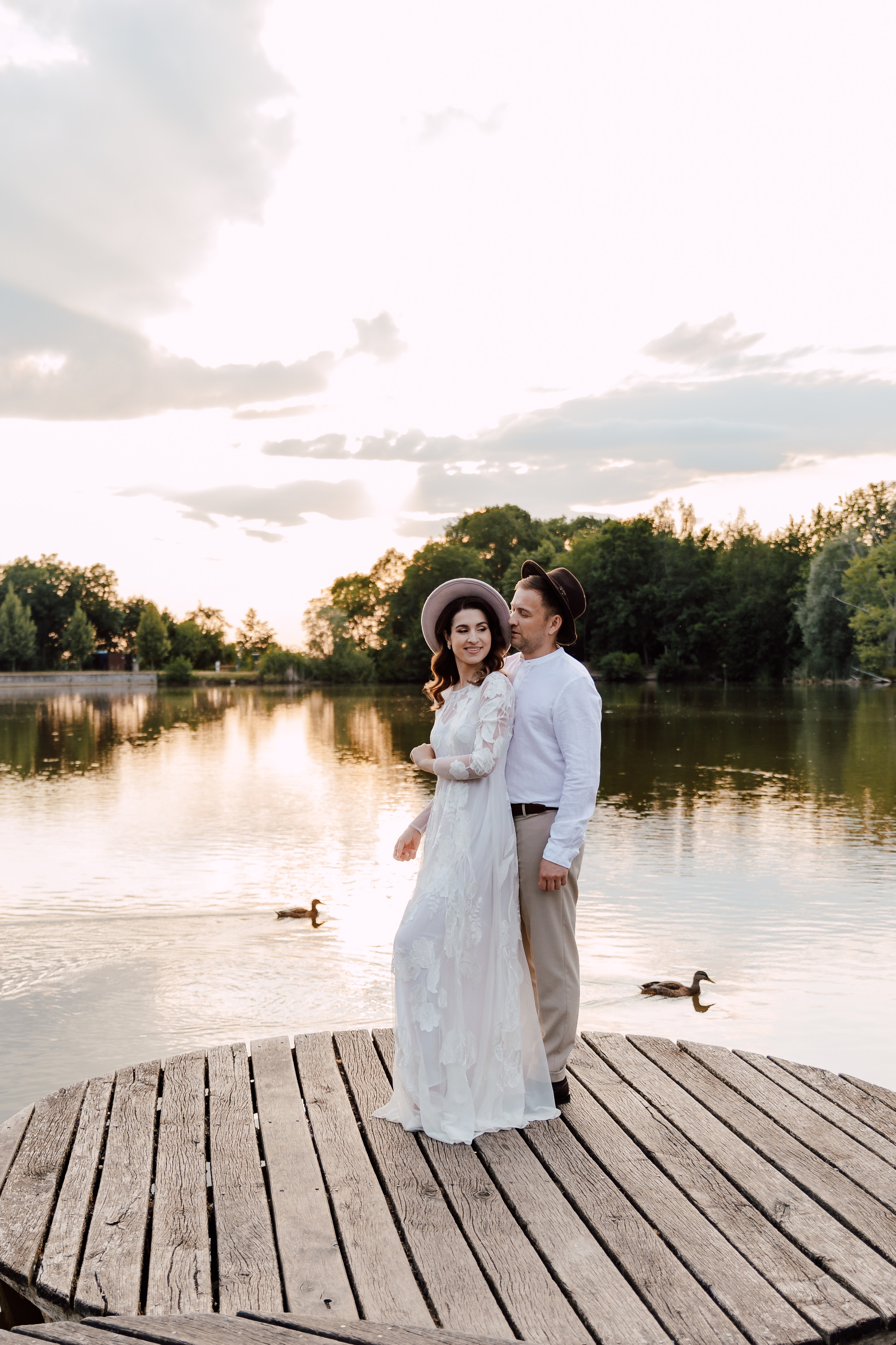 Elopement by the lake