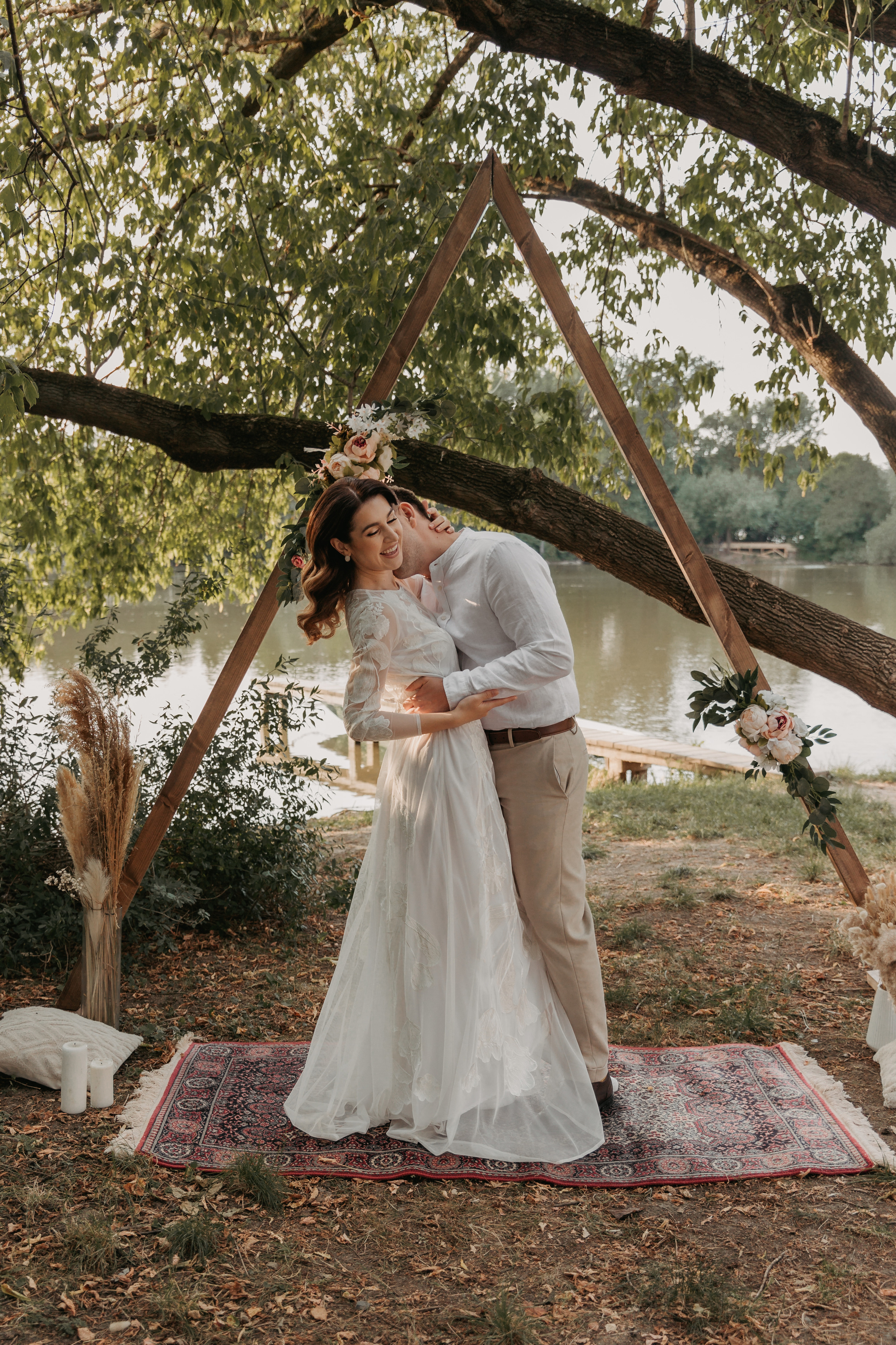 Elopement by the lake