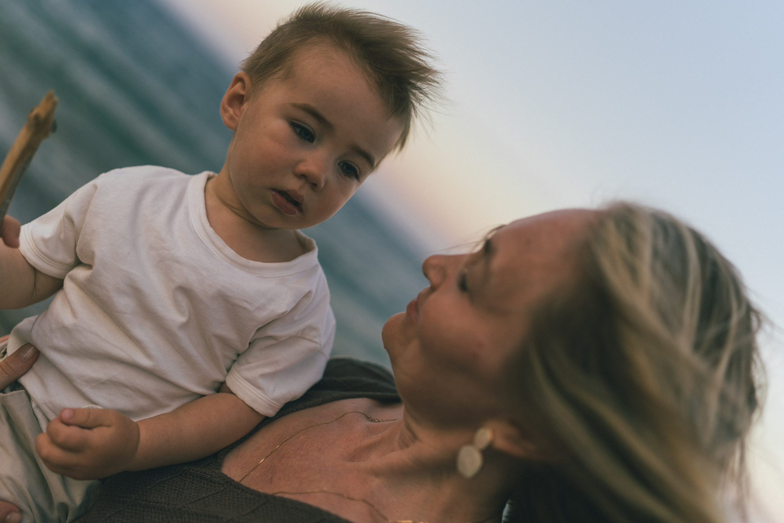 Наталия с внуком. Family photographer in Oviedo — Yana Razina